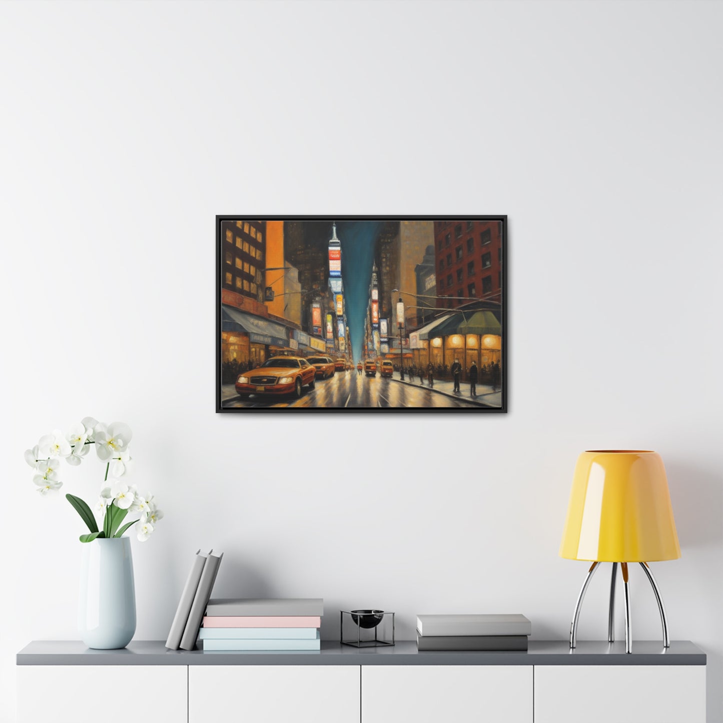 The City, Wall Art, Gallery Canvas Wraps, Horizontal Frame