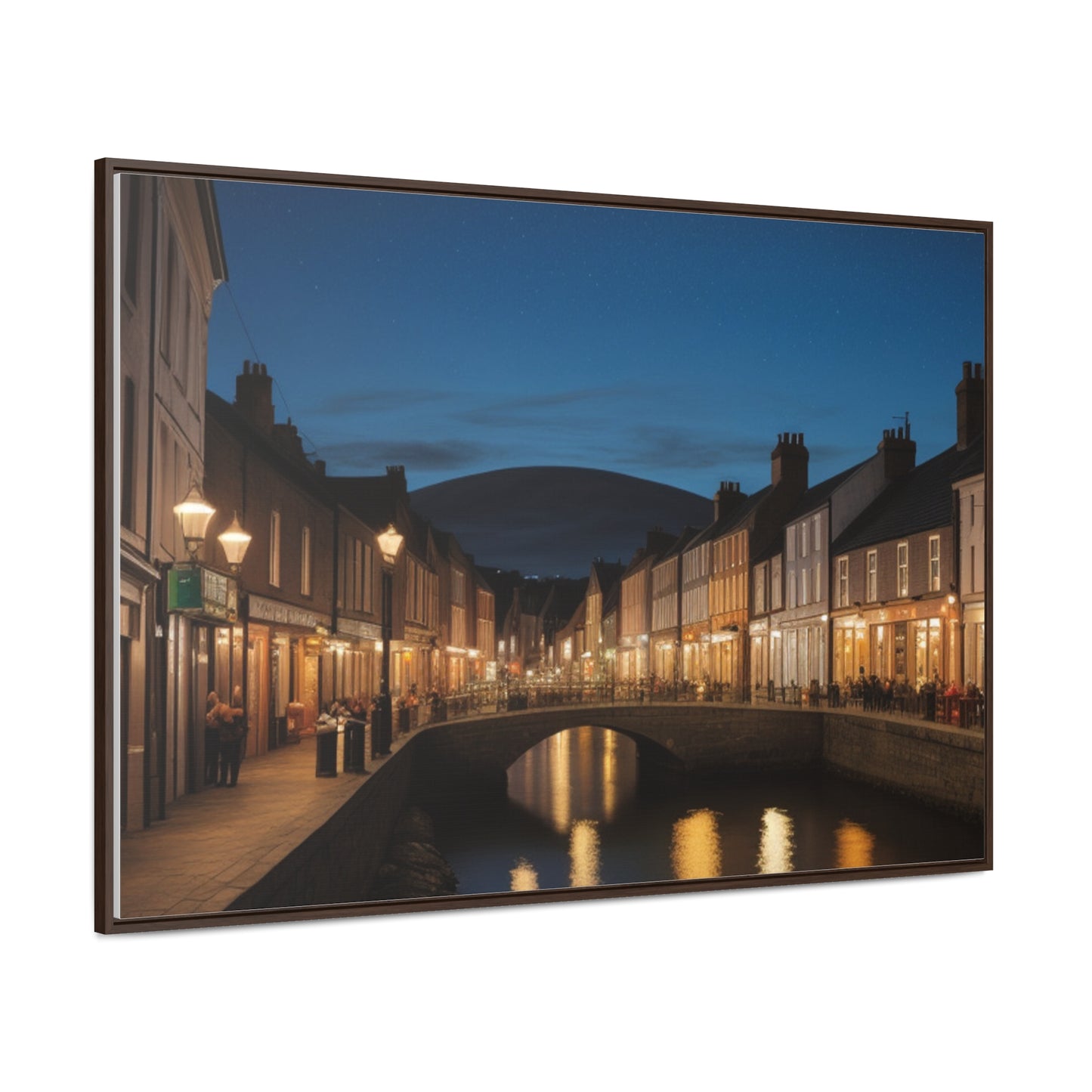 Canal, Wall Art, Gallery Canvas Wraps, Horizontal Frame