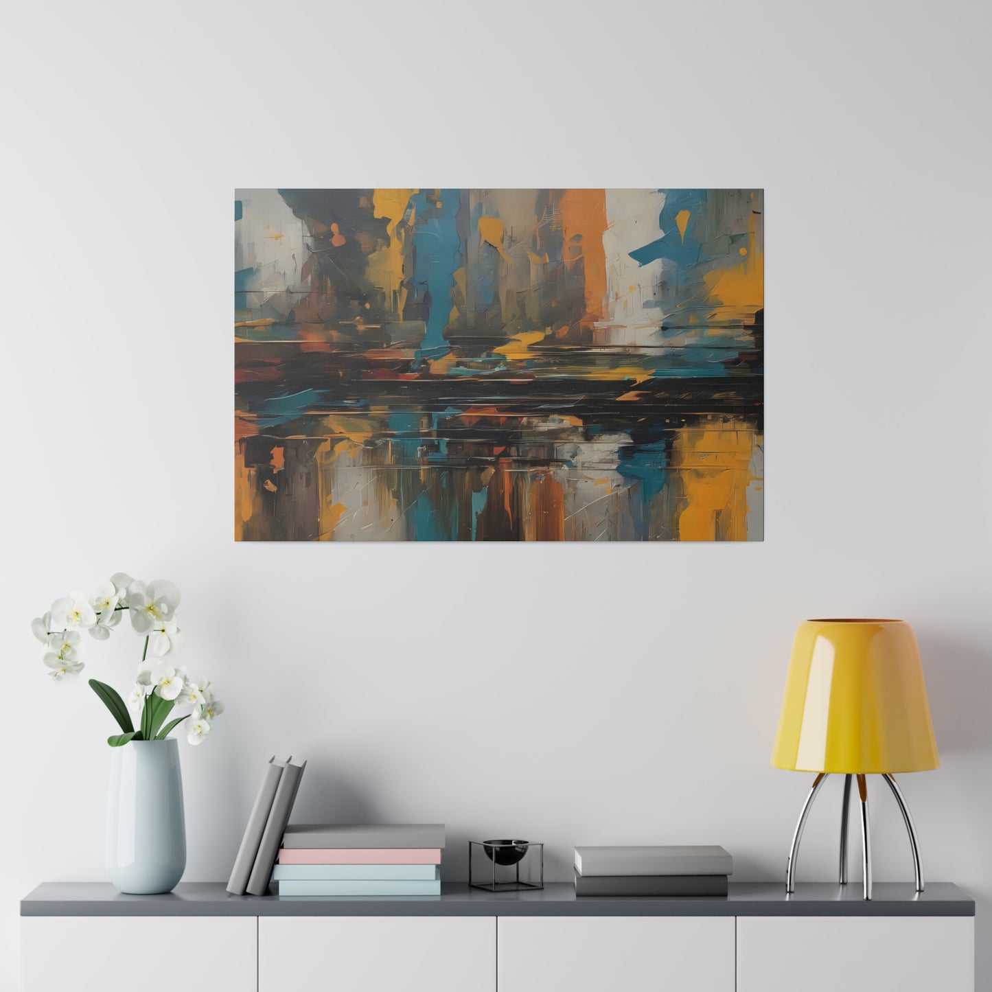 Abstract, Wall Art, Matte Canvas, Stretched, 0.75"