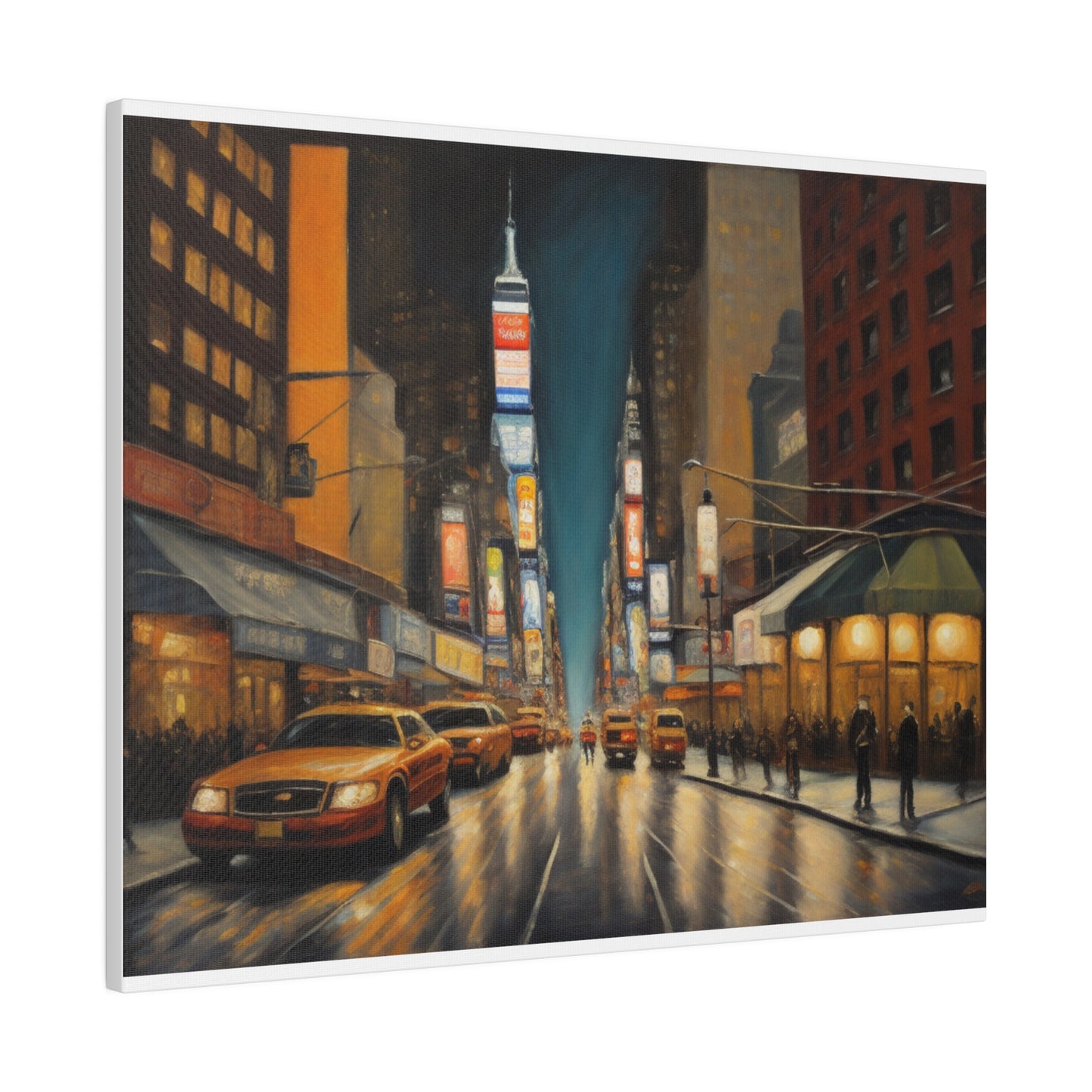 The City, Wall Art, Matte Canvas, Stretched, 0.75"