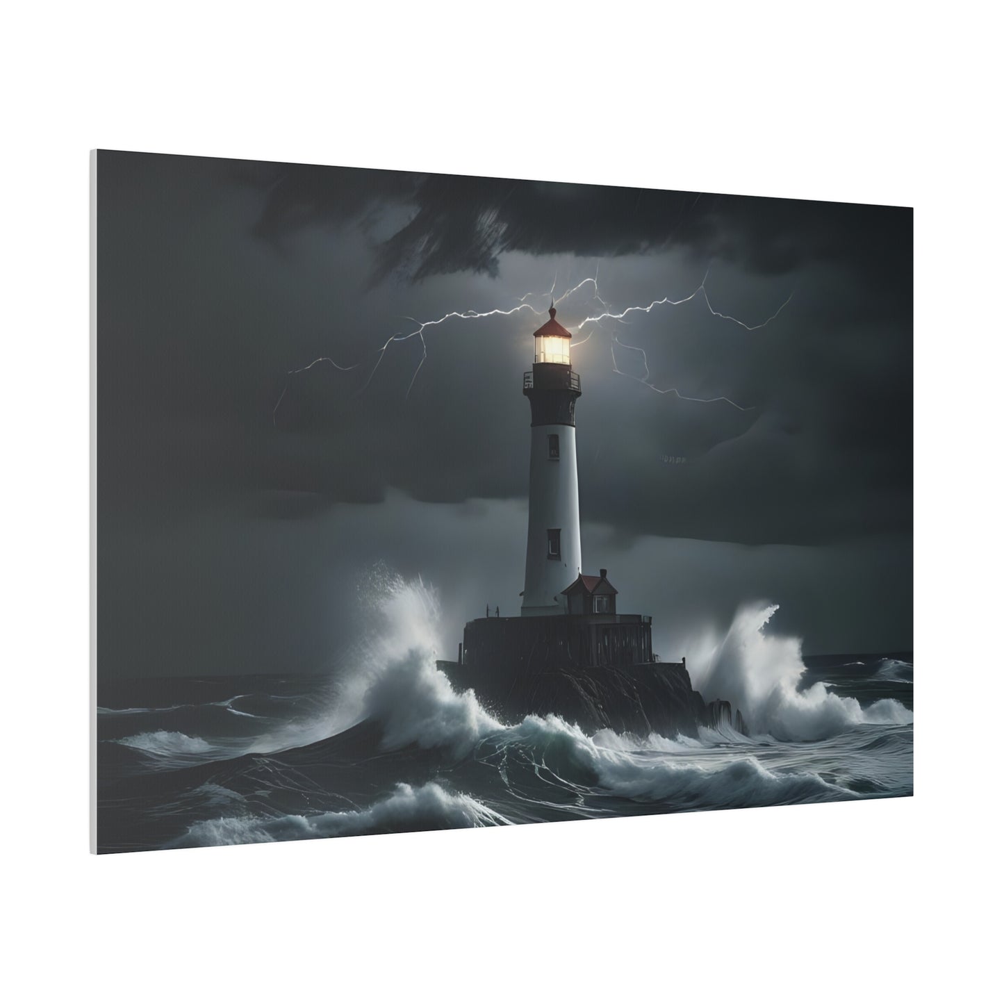 The light house, Wall Art, Matte Canvas, Stretched, 0.75"