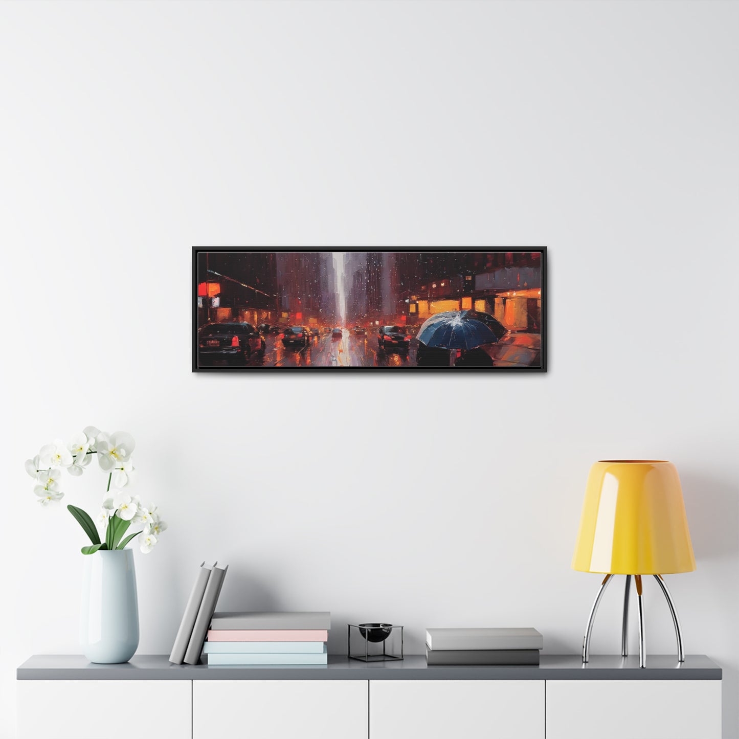 City Streets, Wall Art, Gallery Canvas Wraps, Horizontal Frame