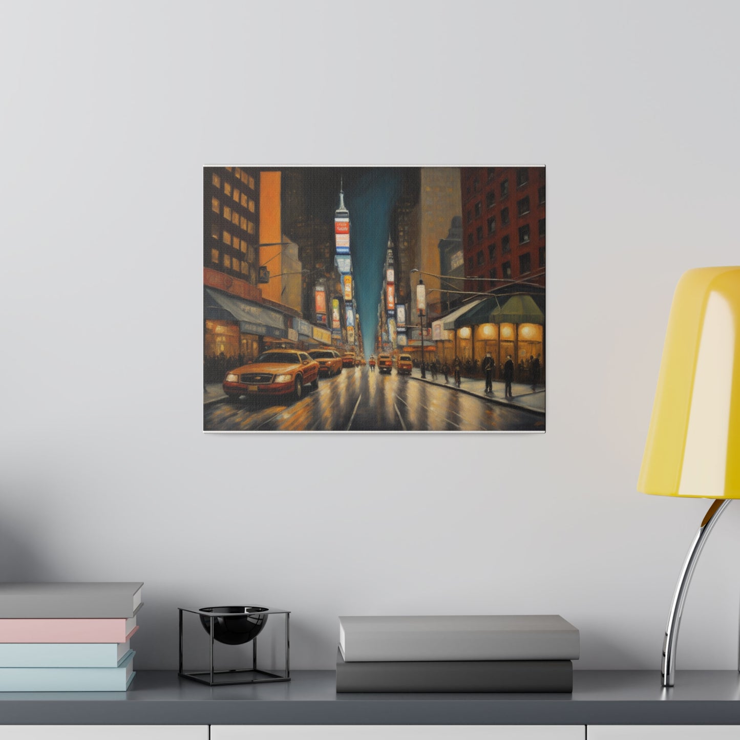 The City, Wall Art, Matte Canvas, Stretched, 0.75"