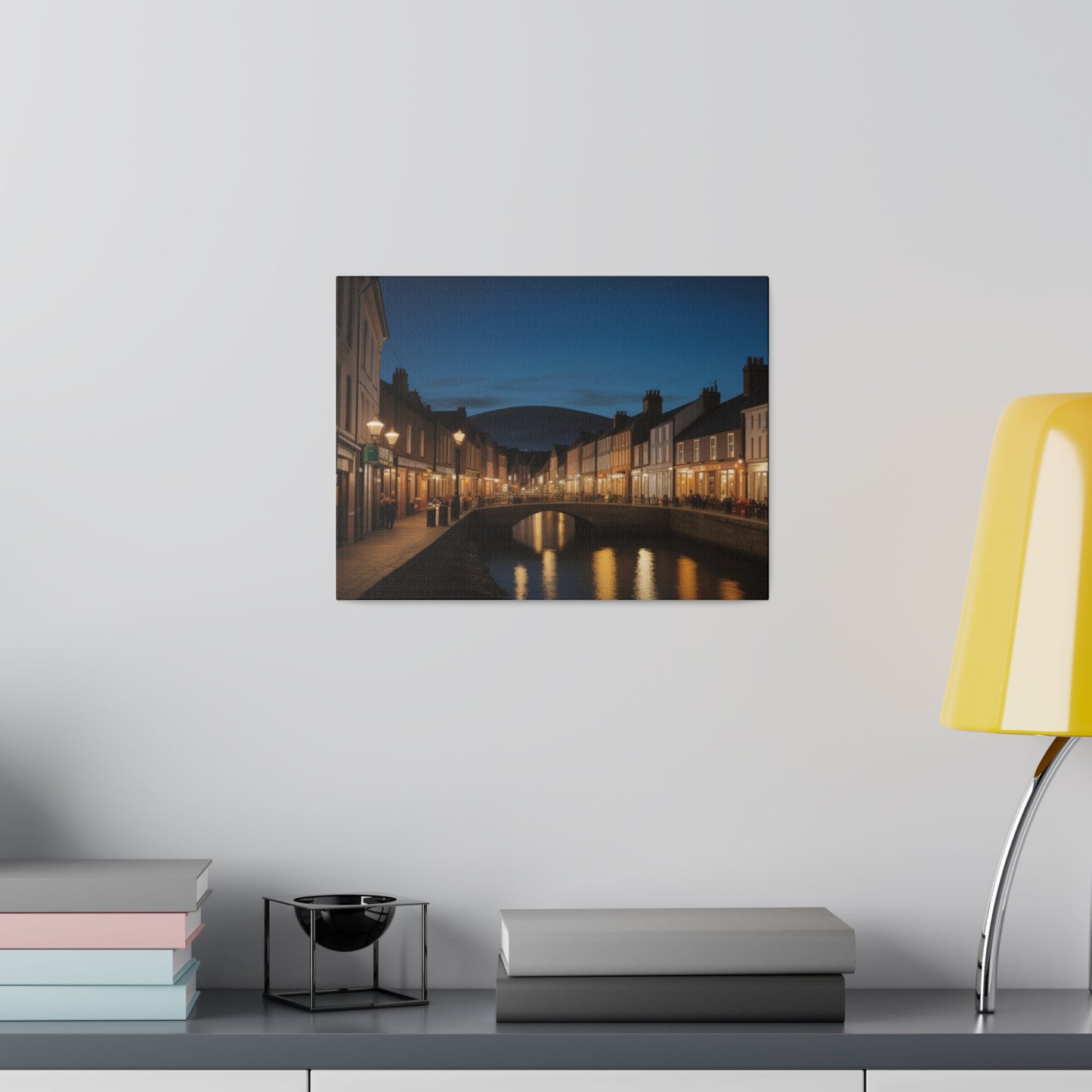 Canal, Wall Art, Matte Canvas, Stretched, 0.75"