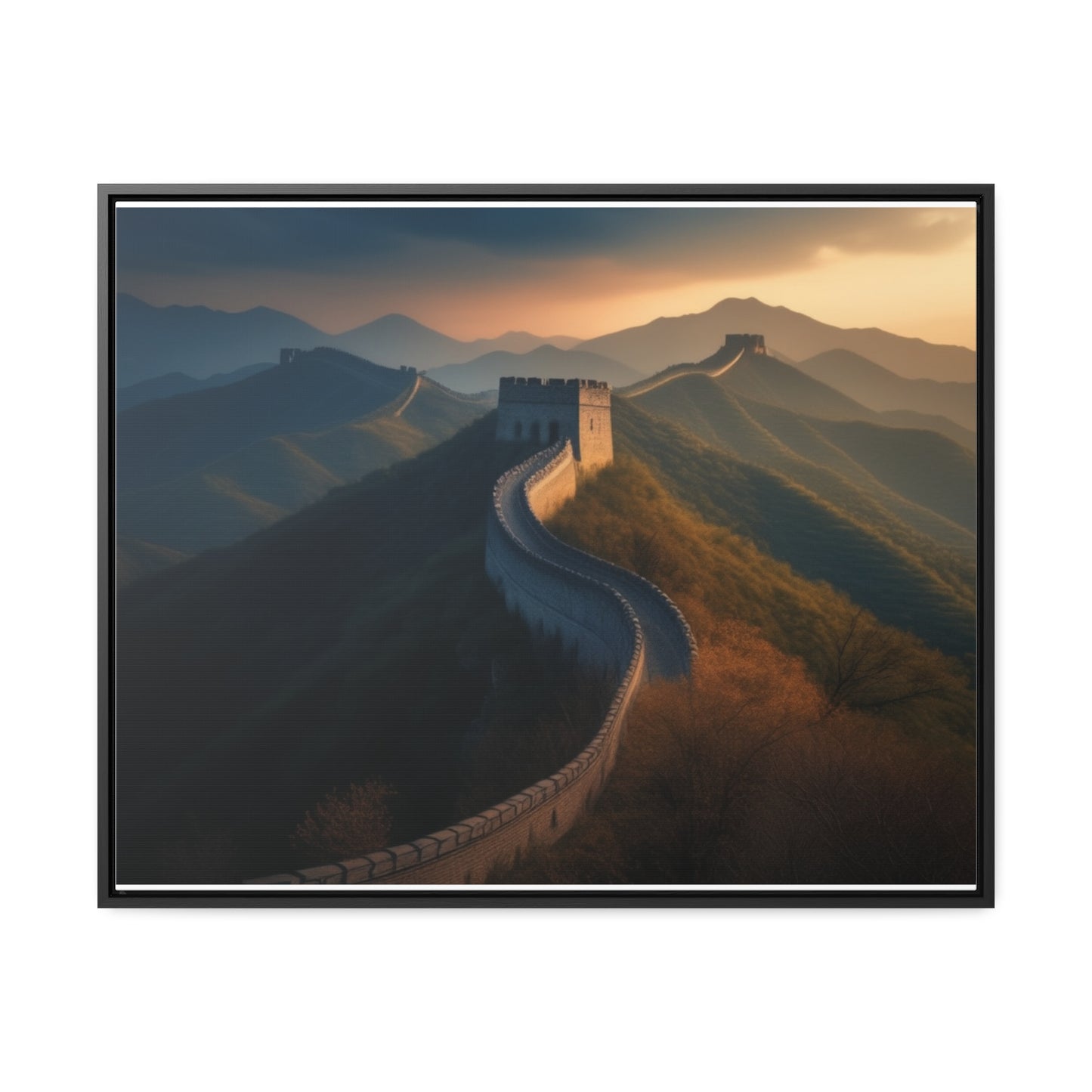 Great Wall, Wall Art,Gallery Canvas Wraps, Horizontal Frame