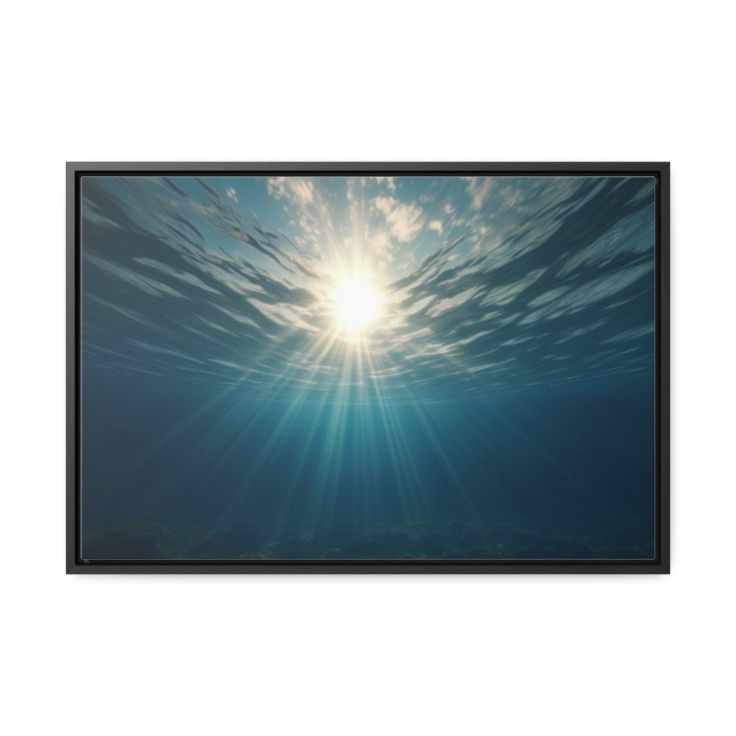 Under Water, Wall Art, Gallery Canvas Wraps, Horizontal Frame