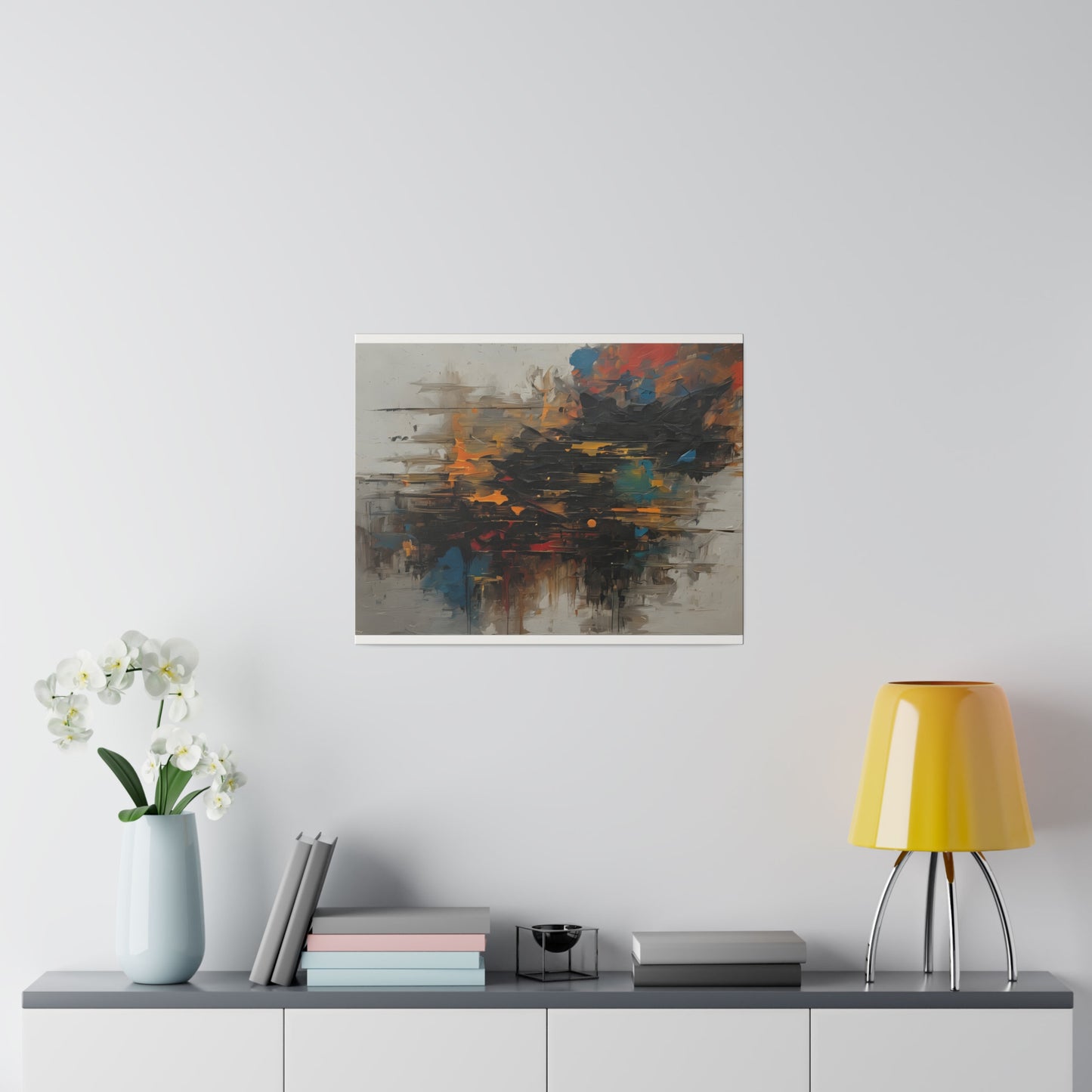 Abstract, Wall Art, Matte Canvas, Stretched, 0.75"