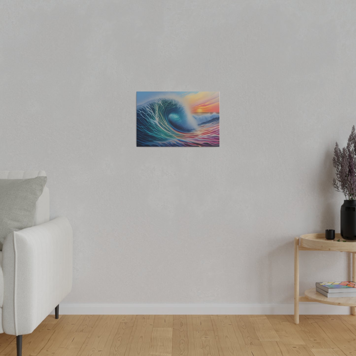 Wave, Beach, Wall Art, Matte Canvas, Stretched, 0.75"