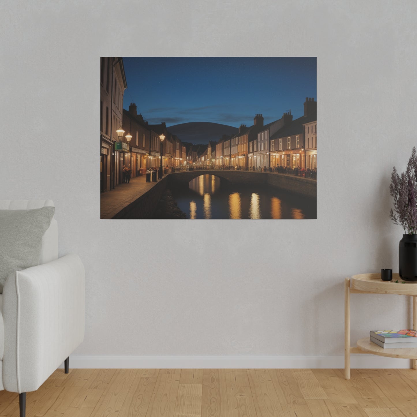 Canal, Wall Art, Matte Canvas, Stretched, 0.75"