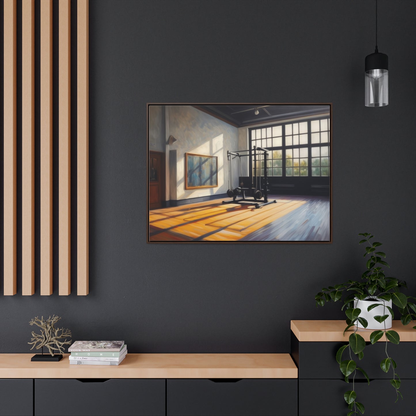 Gym, Workout, Wall Art, Gallery Canvas Wraps, Horizontal Frame