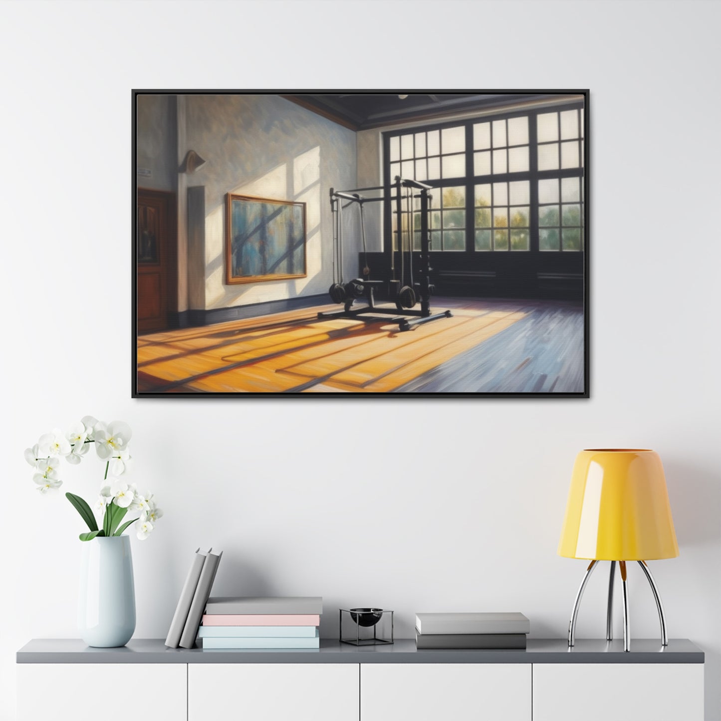 Gym, Workout, Wall Art, Gallery Canvas Wraps, Horizontal Frame