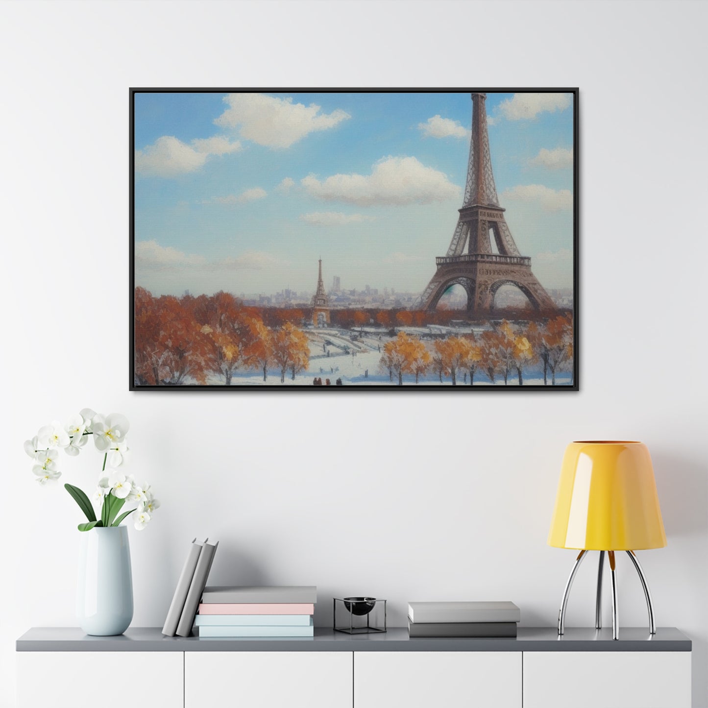 Eiffel Tower, Wall Art, Gallery Canvas Wraps, Horizontal Frame