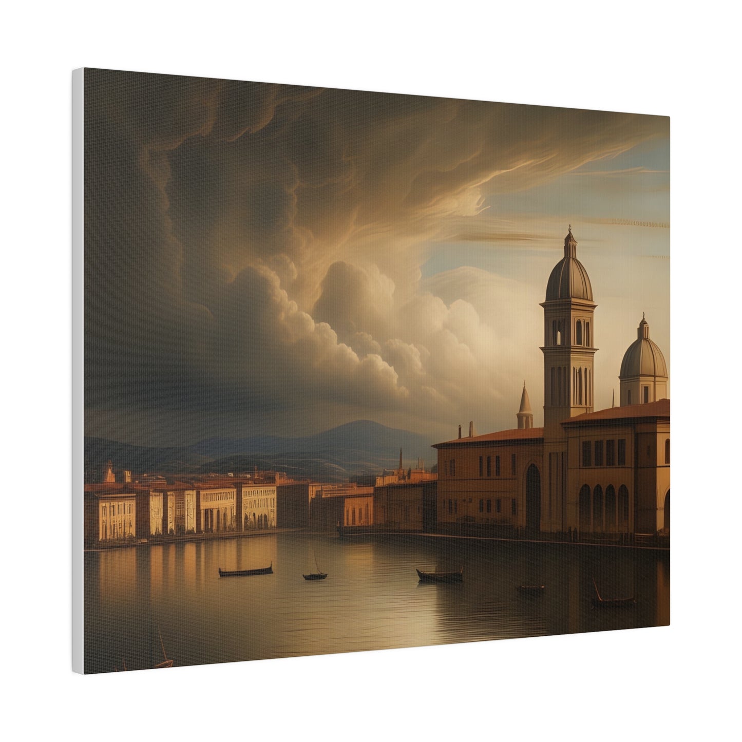 Wall Art, Canal, Matte Canvas, Stretched, 0.75"