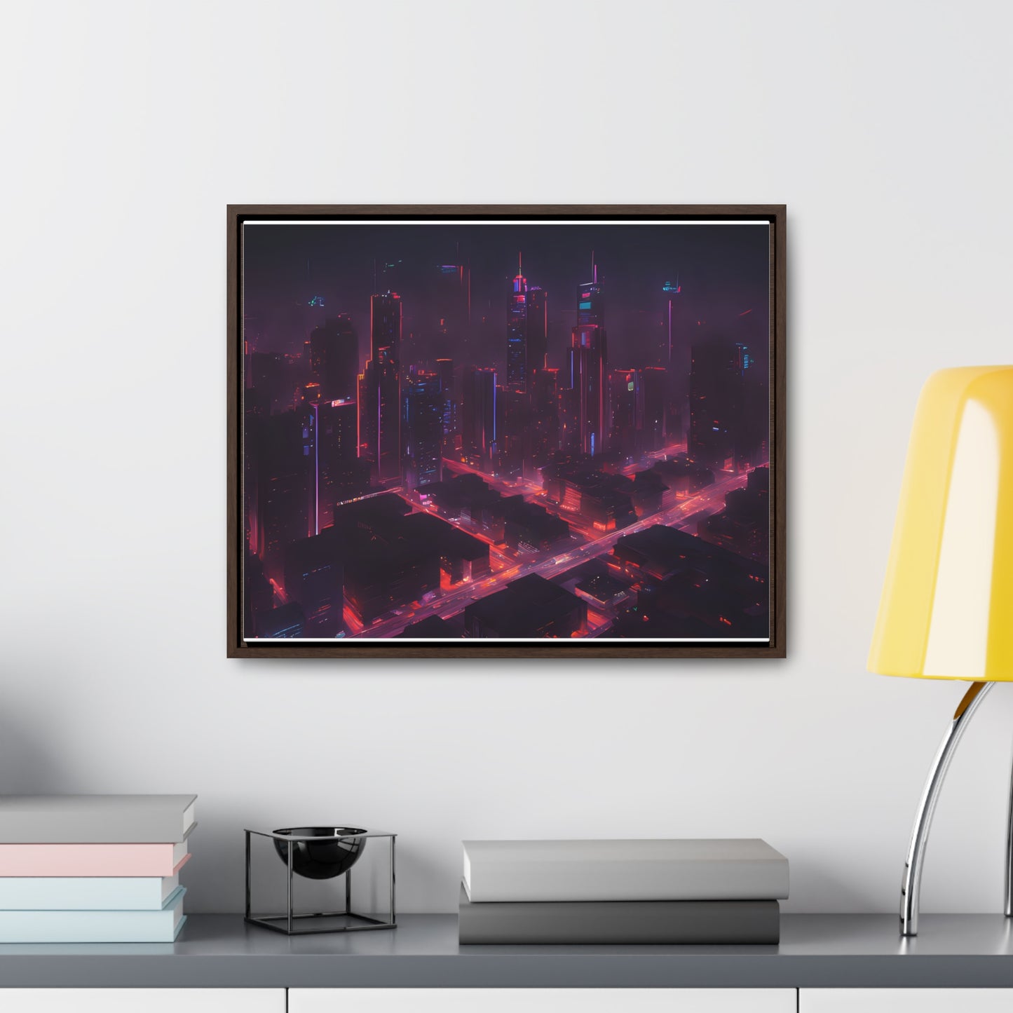 Neon lights, Wall Art, Gallery Canvas Wraps, Horizontal Frame