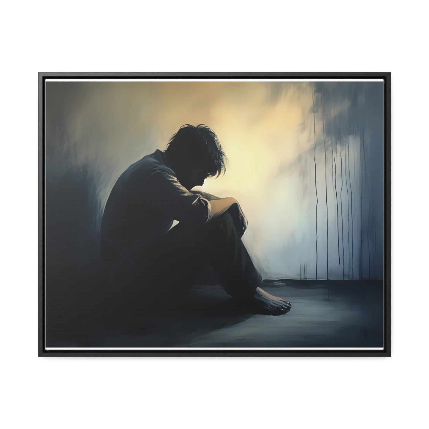 Gloomy, Wall Art, Gallery Canvas Wraps, Horizontal Frame