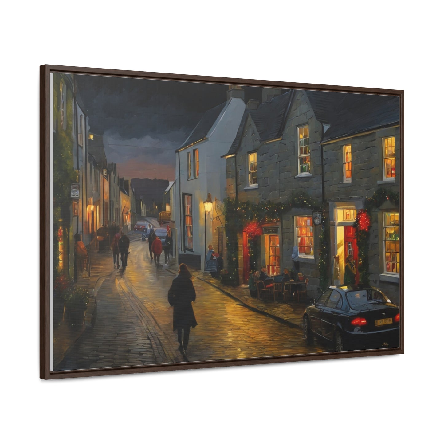 Calm Town, Wall Art, Gallery Canvas Wraps, Horizontal Frame