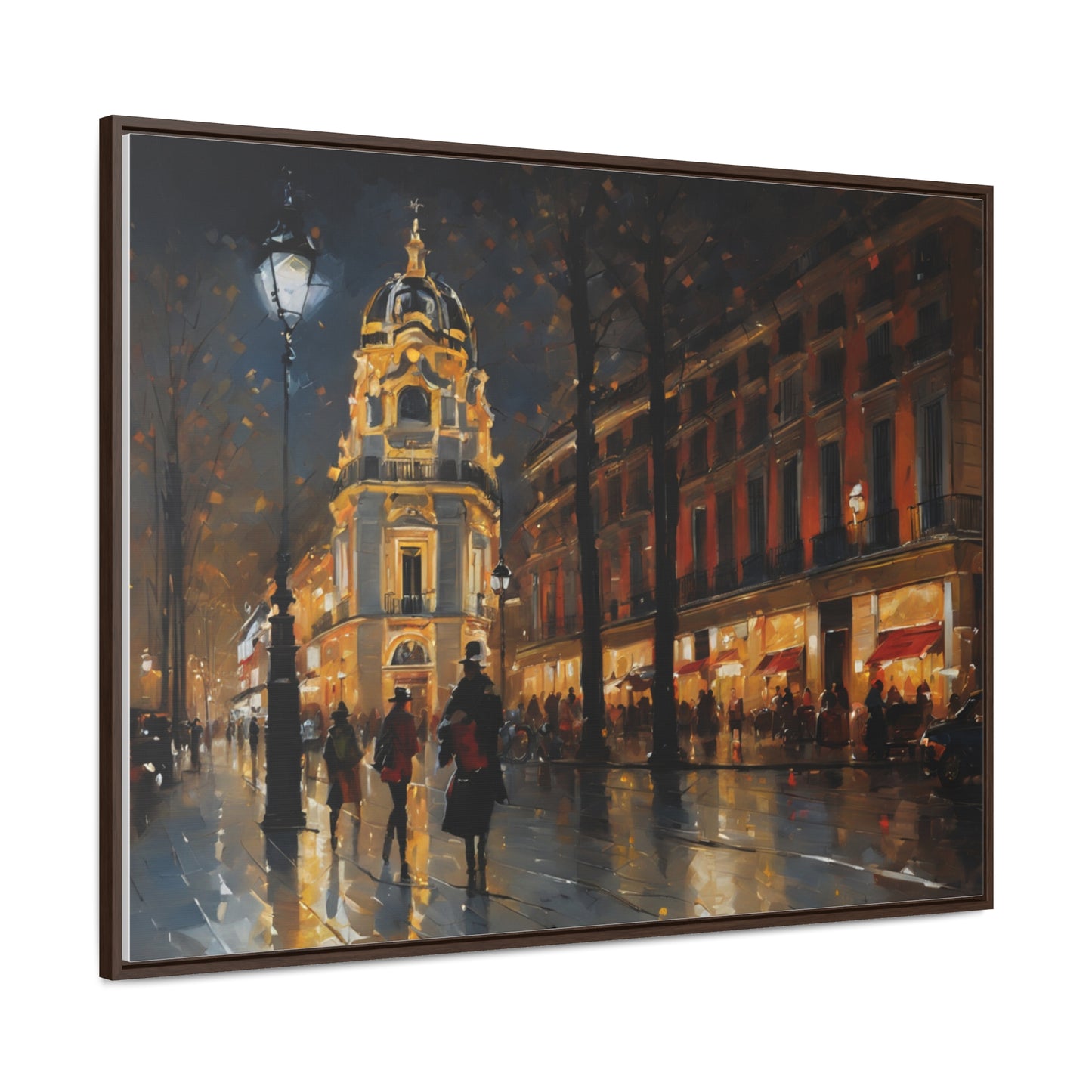 Town Center, Wall Art, Gallery Canvas Wraps, Horizontal Frame