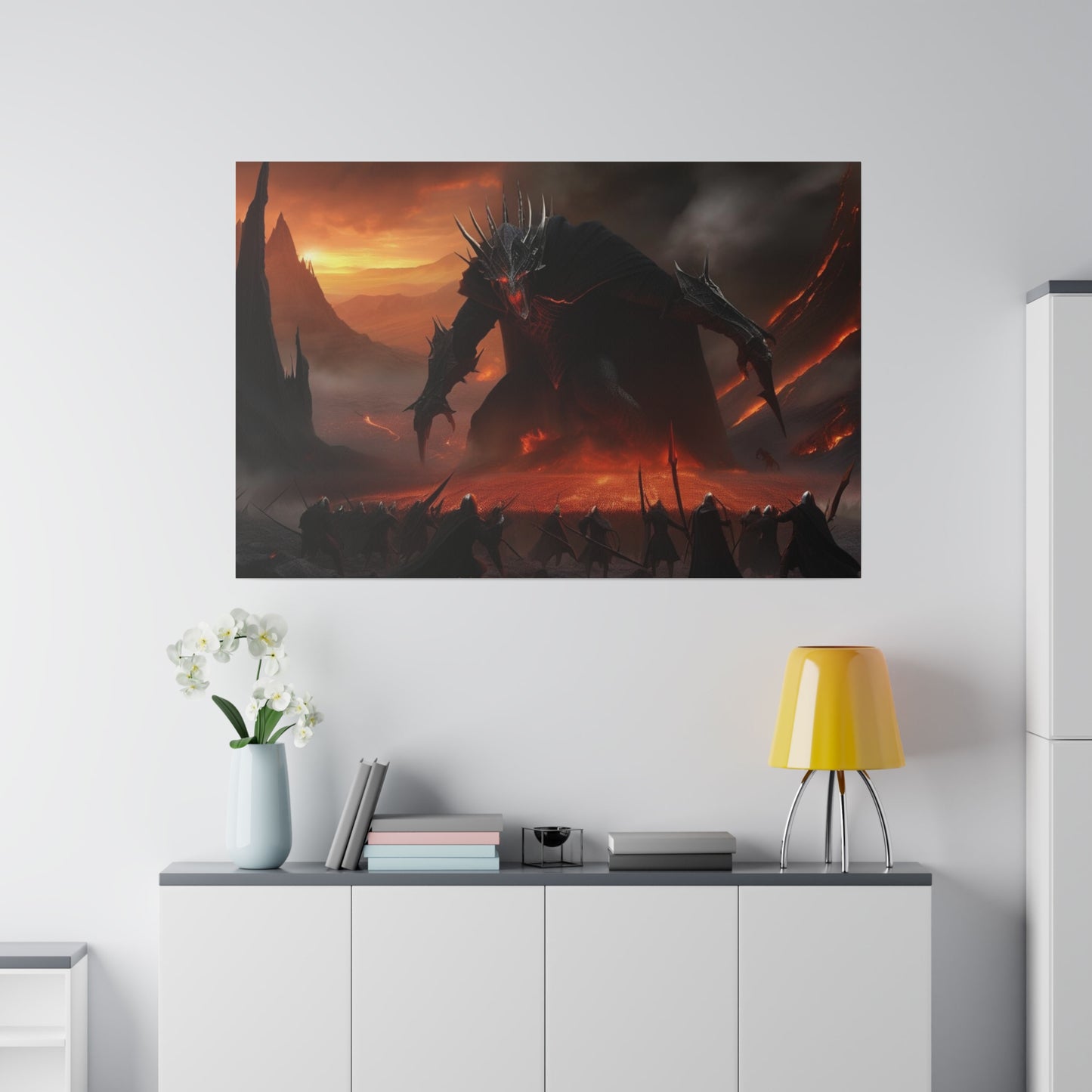 Lord Of The Rings, Morgoth, Wall Art, Matte Canvas, Stretched, 0.75"