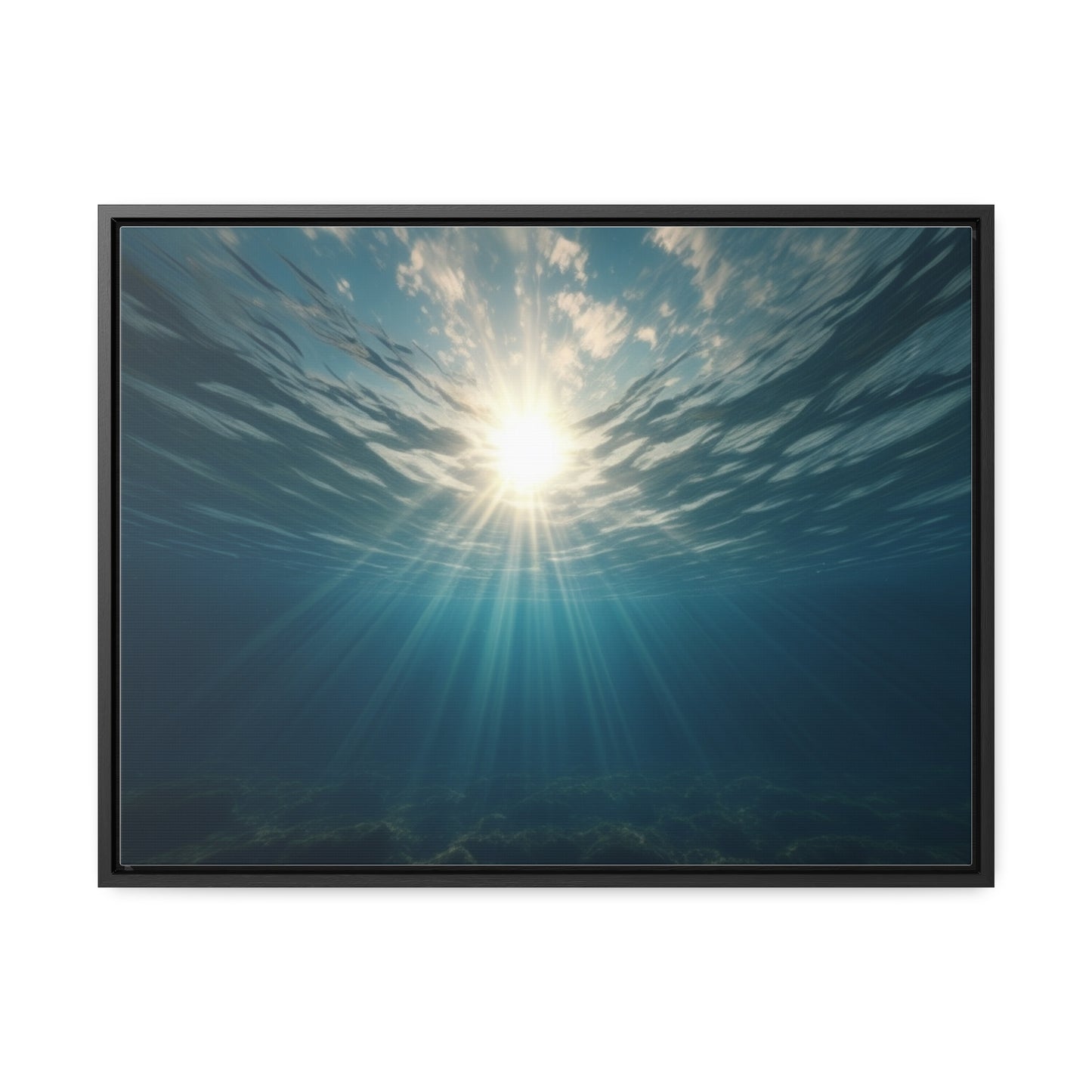 Under Water, Wall Art, Gallery Canvas Wraps, Horizontal Frame