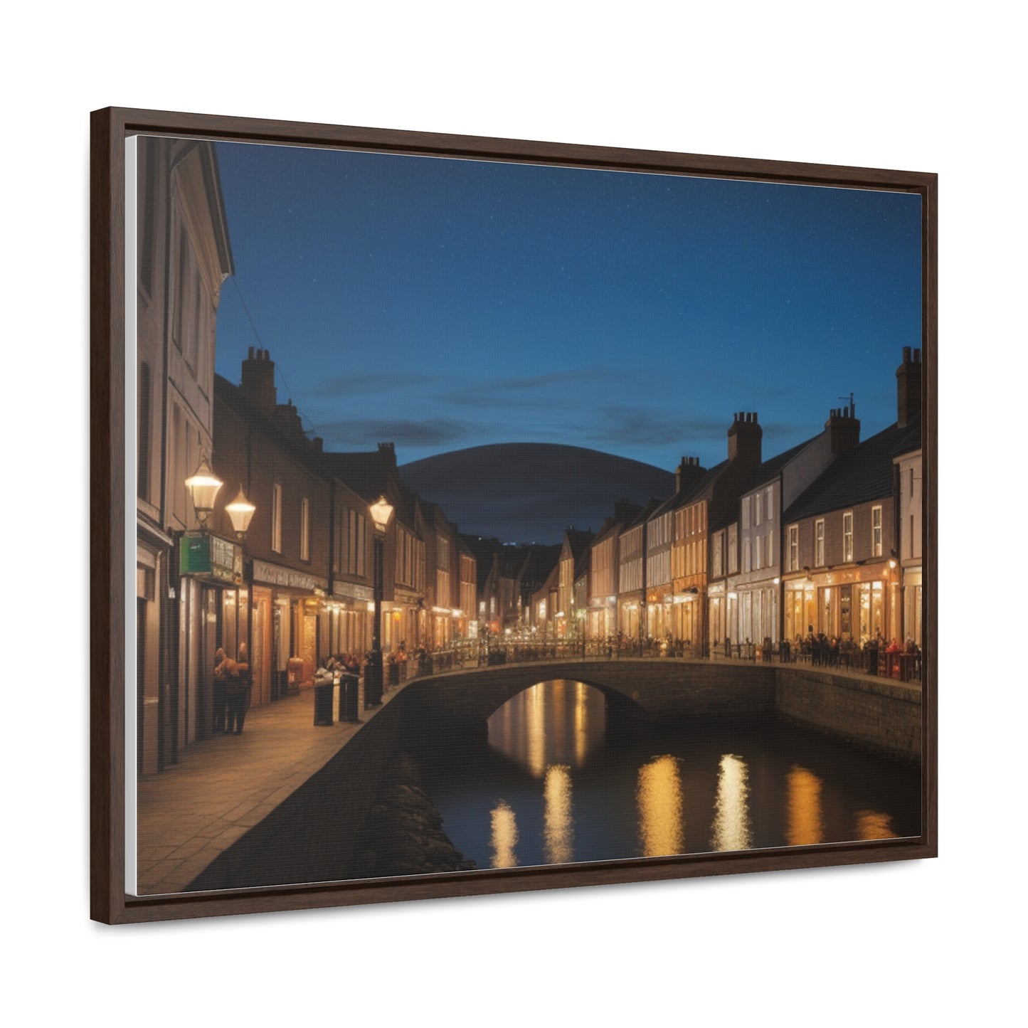 Canal, Wall Art, Gallery Canvas Wraps, Horizontal Frame