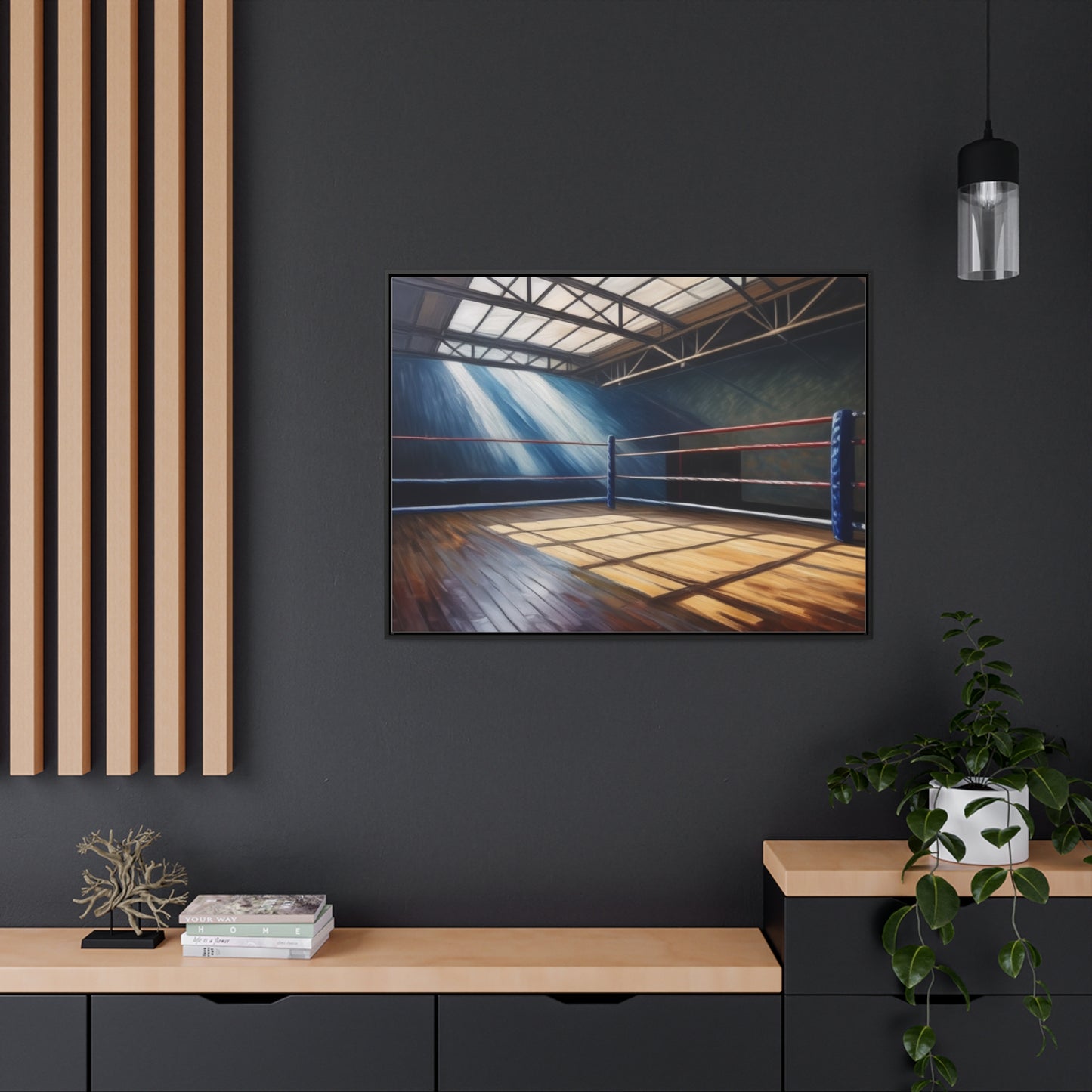 Boxing Ring, Wall Art, Gallery Canvas Wraps, Horizontal Frame