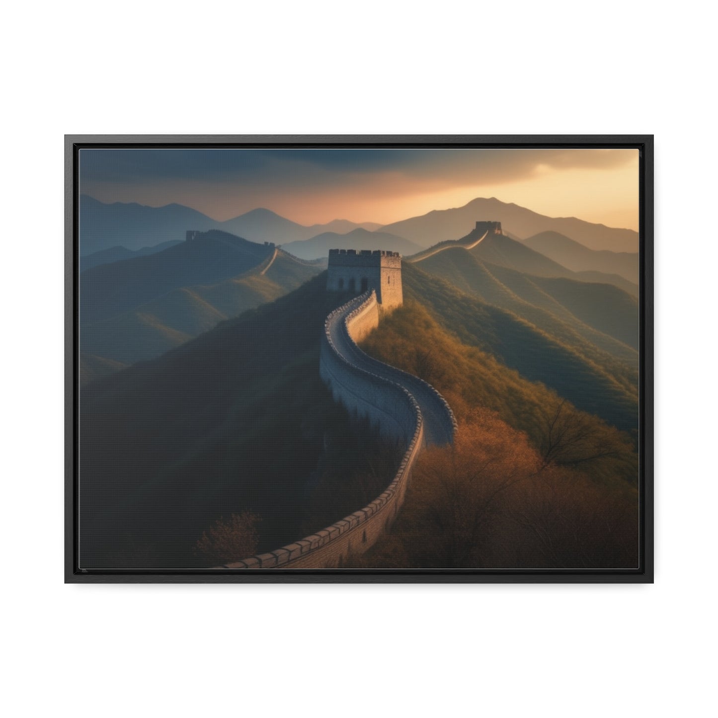 Great Wall, Wall Art,Gallery Canvas Wraps, Horizontal Frame