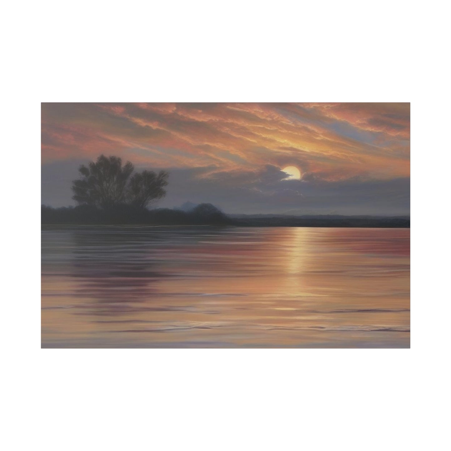 Sun Rise, Wall Art, Matte Canvas, Stretched, 0.75"