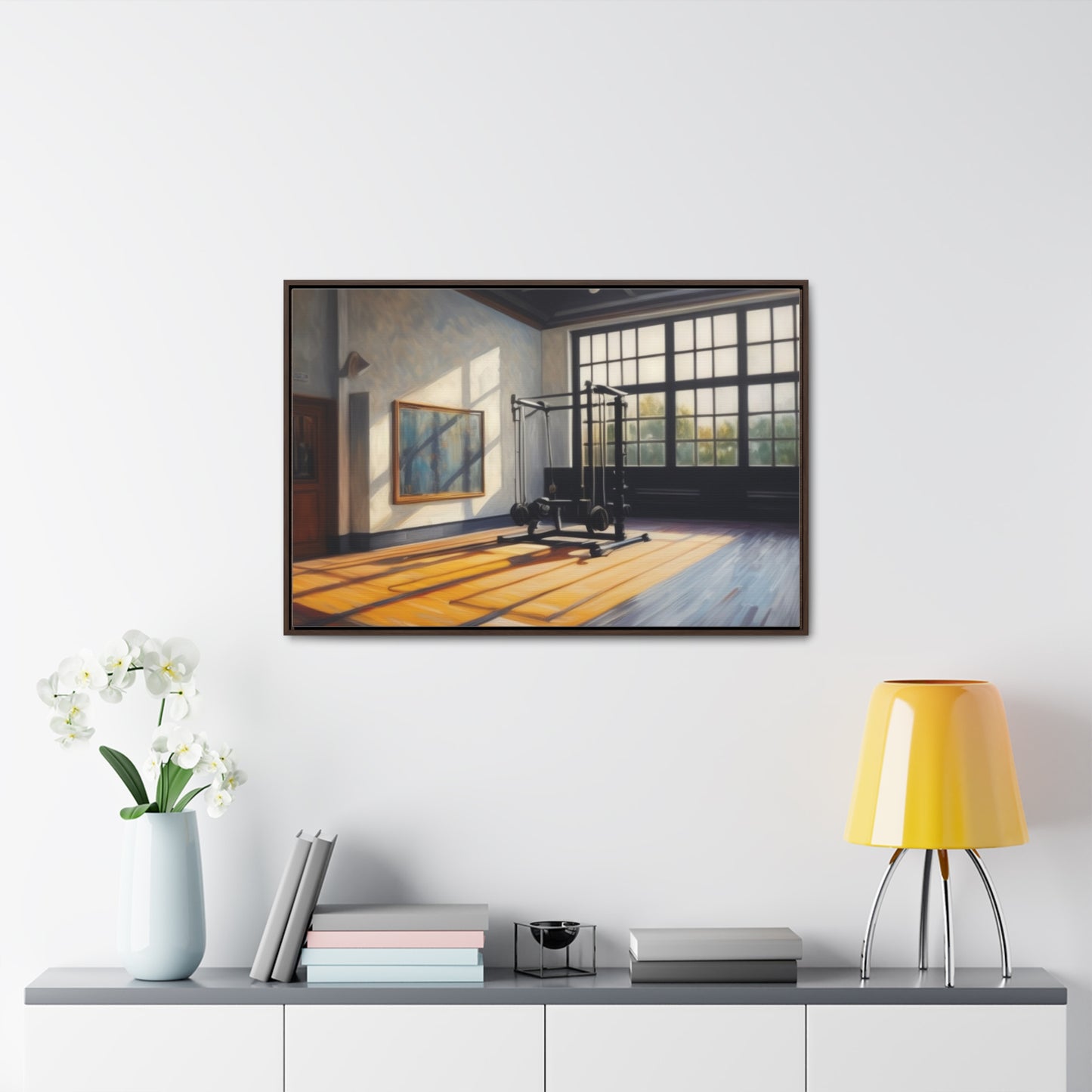 Gym, Workout, Wall Art, Gallery Canvas Wraps, Horizontal Frame