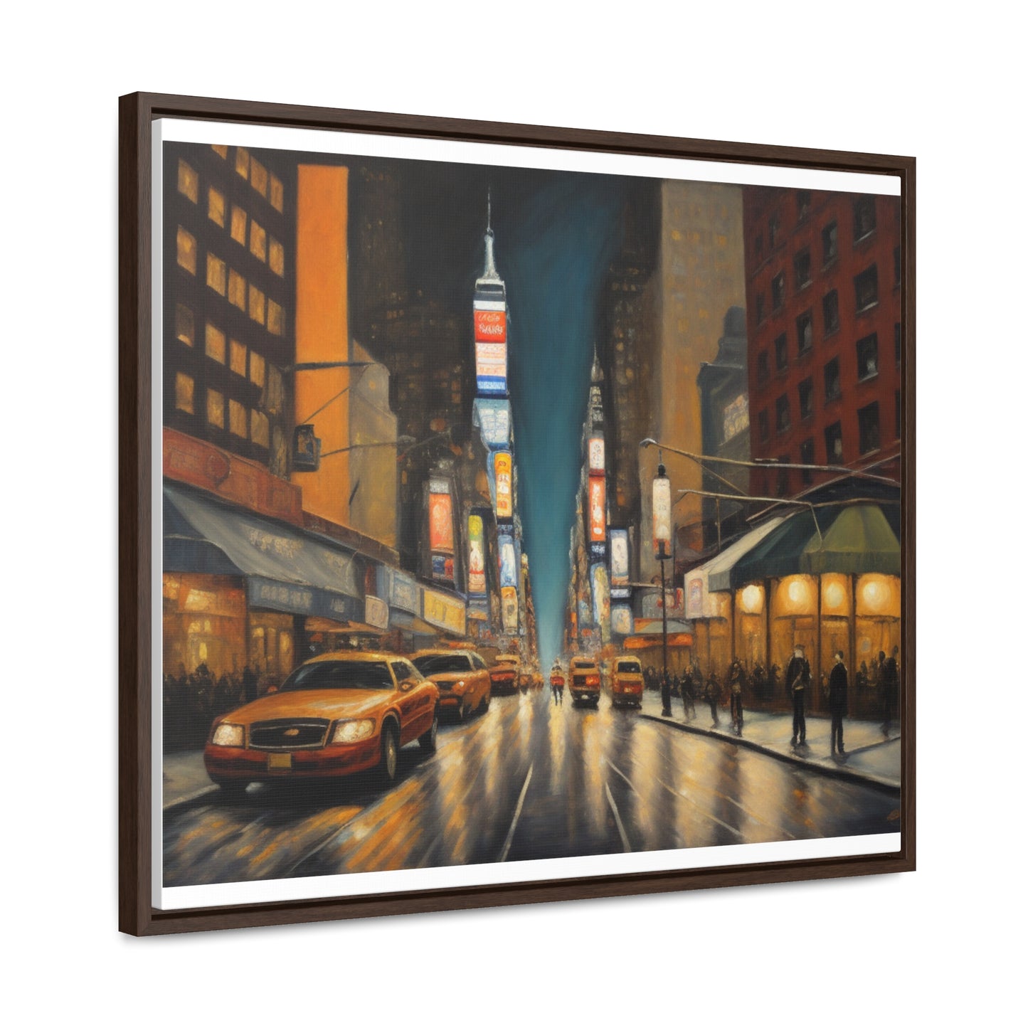 The City, Wall Art, Gallery Canvas Wraps, Horizontal Frame