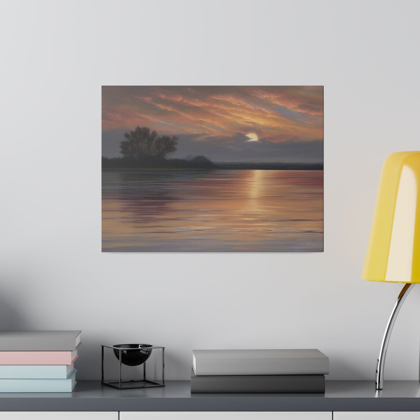 Sun Rise, Wall Art, Matte Canvas, Stretched, 0.75"