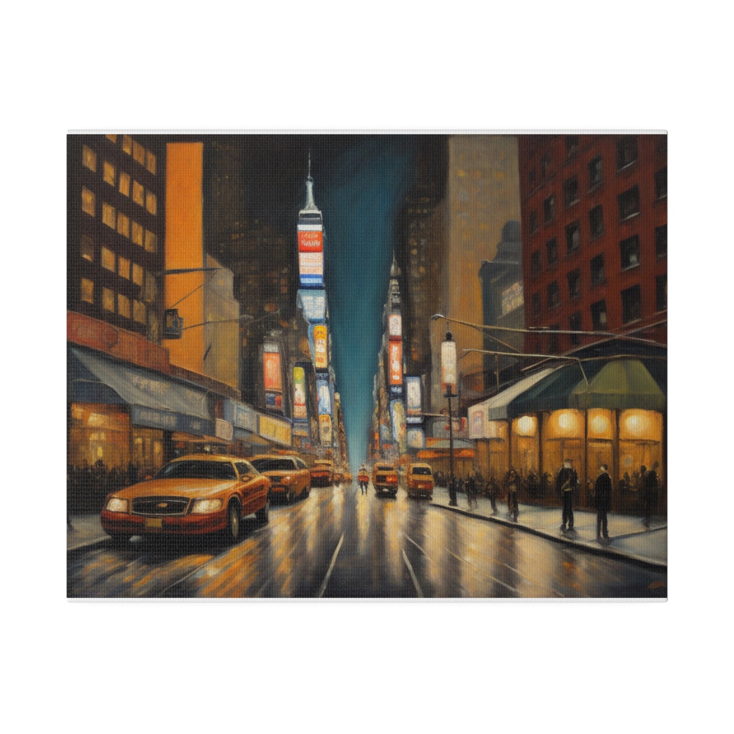 The City, Wall Art, Matte Canvas, Stretched, 0.75"