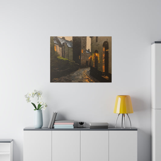 Walk the streets, Wall Art, Matte Canvas, Stretched, 0.75"