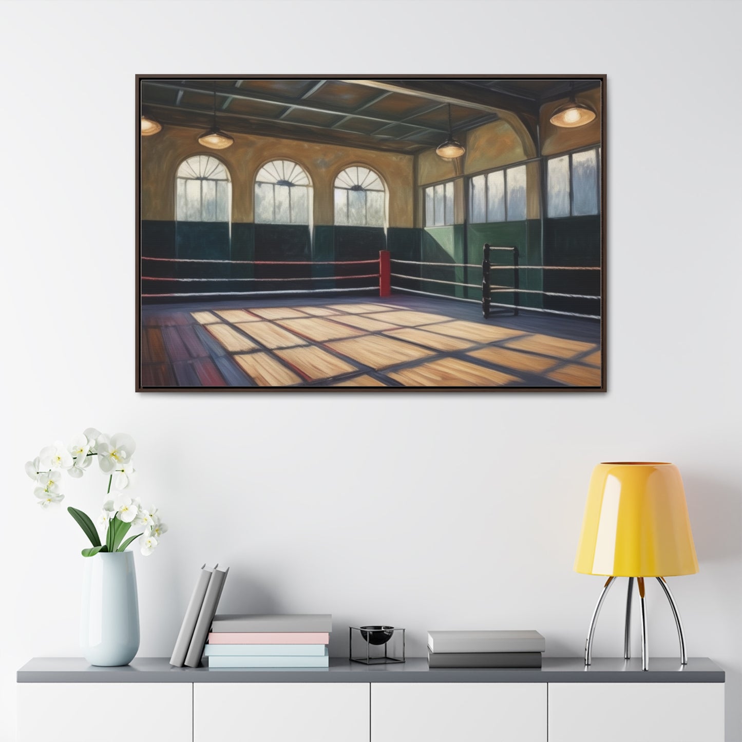 Boxing Gym, Wall Art, Gallery Canvas Wraps, Horizontal Frame