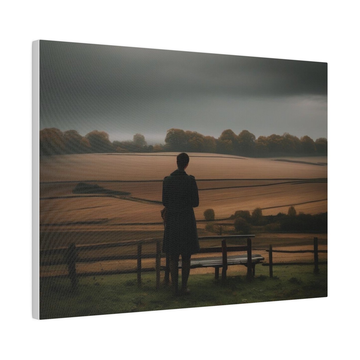 Alone, Wall Art, Matte Canvas, Stretched, 0.75"