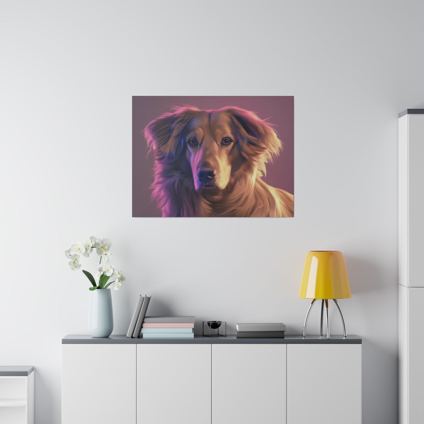 Dog, Wall Art, Matte Canvas, Stretched, 0.75"