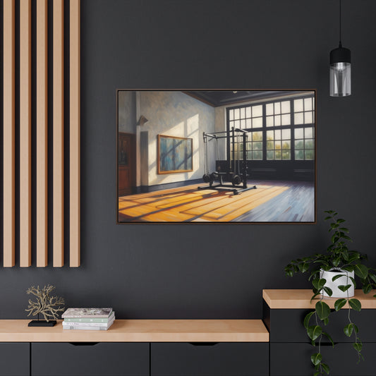 Gym, Workout, Wall Art, Gallery Canvas Wraps, Horizontal Frame