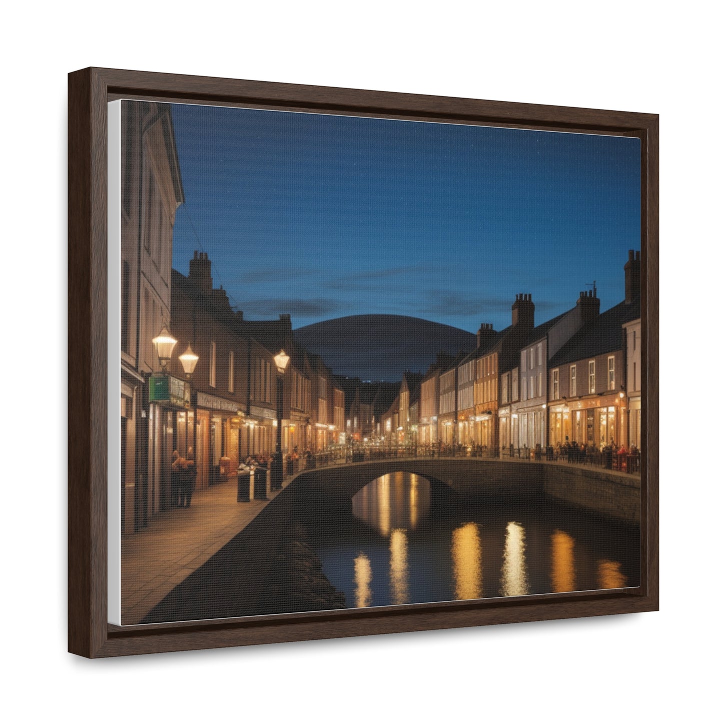 Canal, Wall Art, Gallery Canvas Wraps, Horizontal Frame