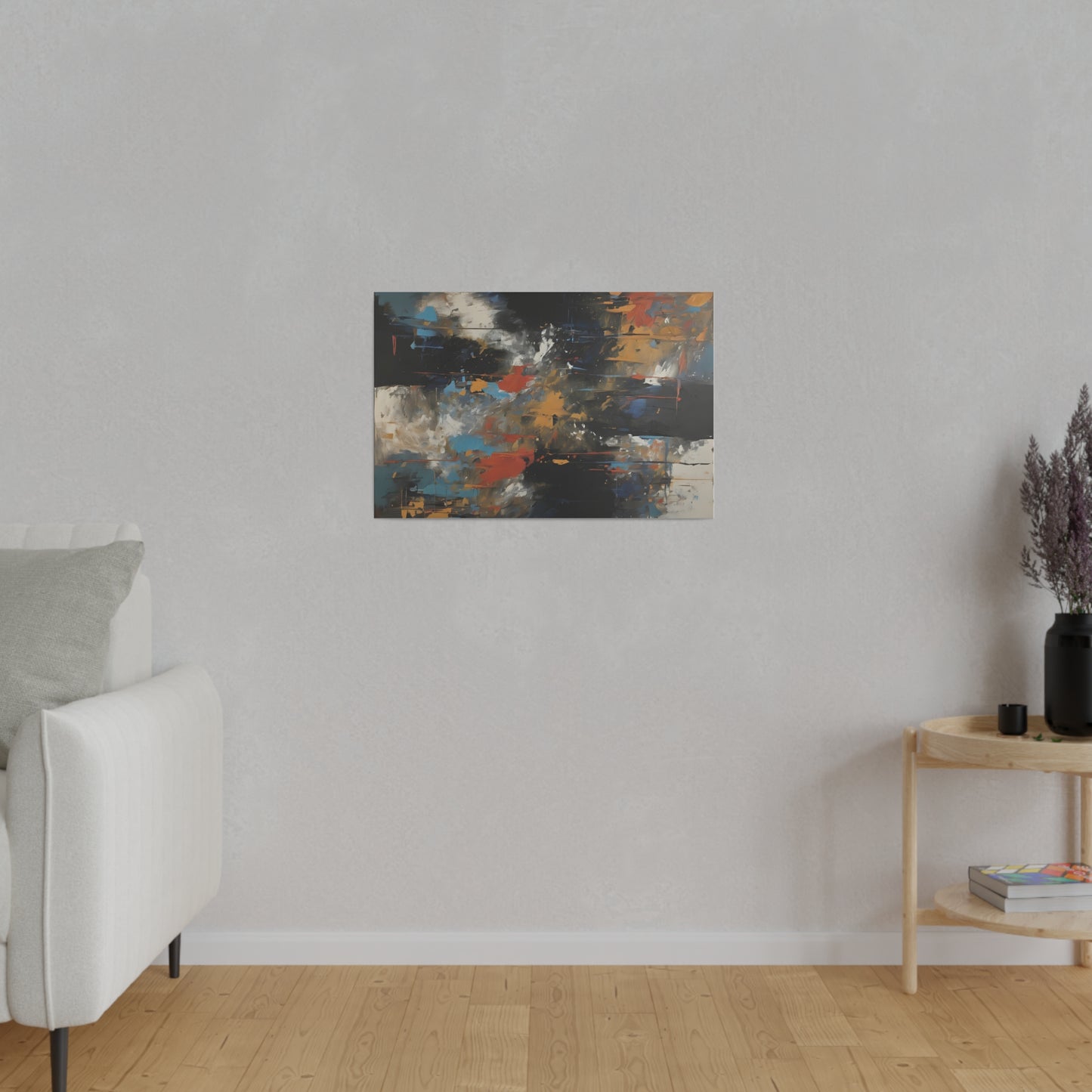 Abstract, Wall Art, Matte Canvas, Stretched, 0.75"