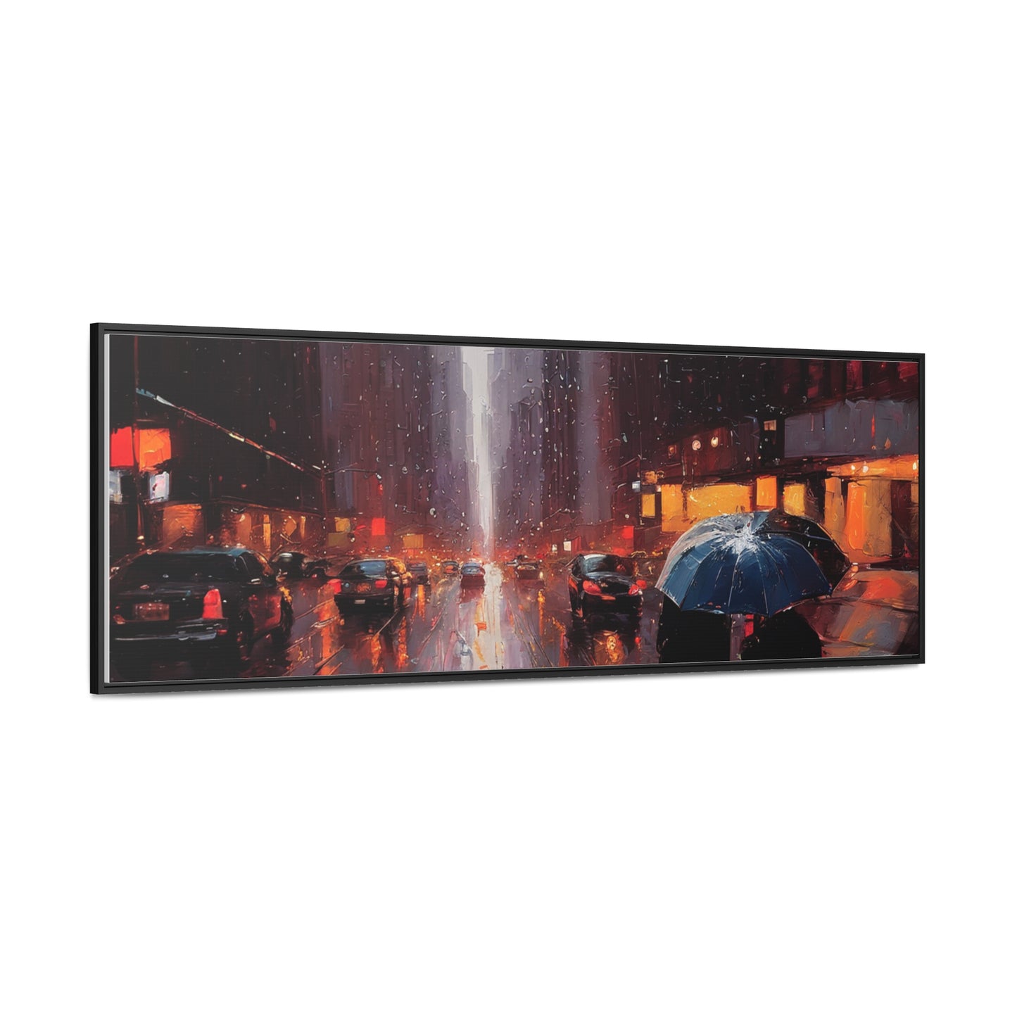 City Streets, Wall Art, Gallery Canvas Wraps, Horizontal Frame