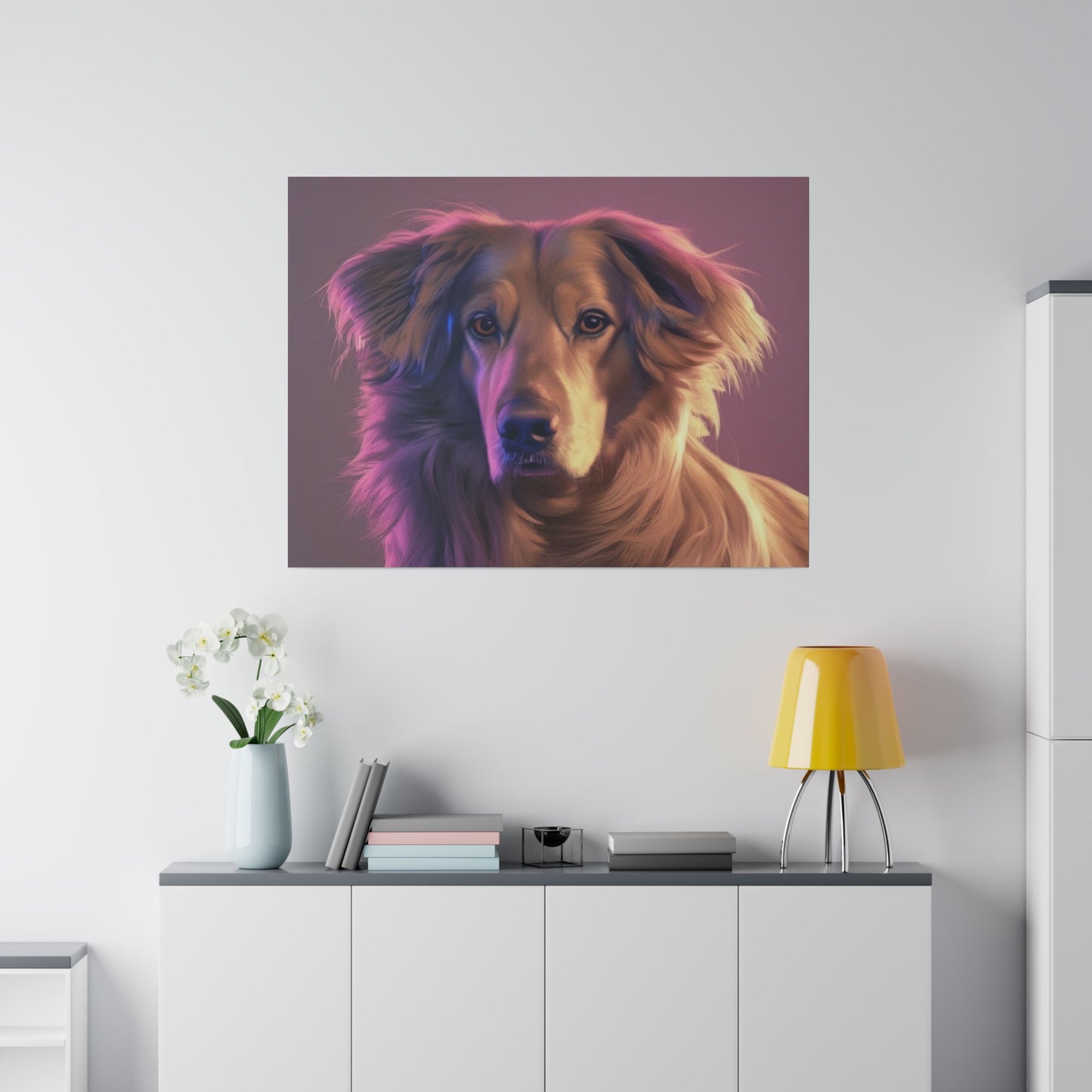 Dog, Wall Art, Matte Canvas, Stretched, 0.75"