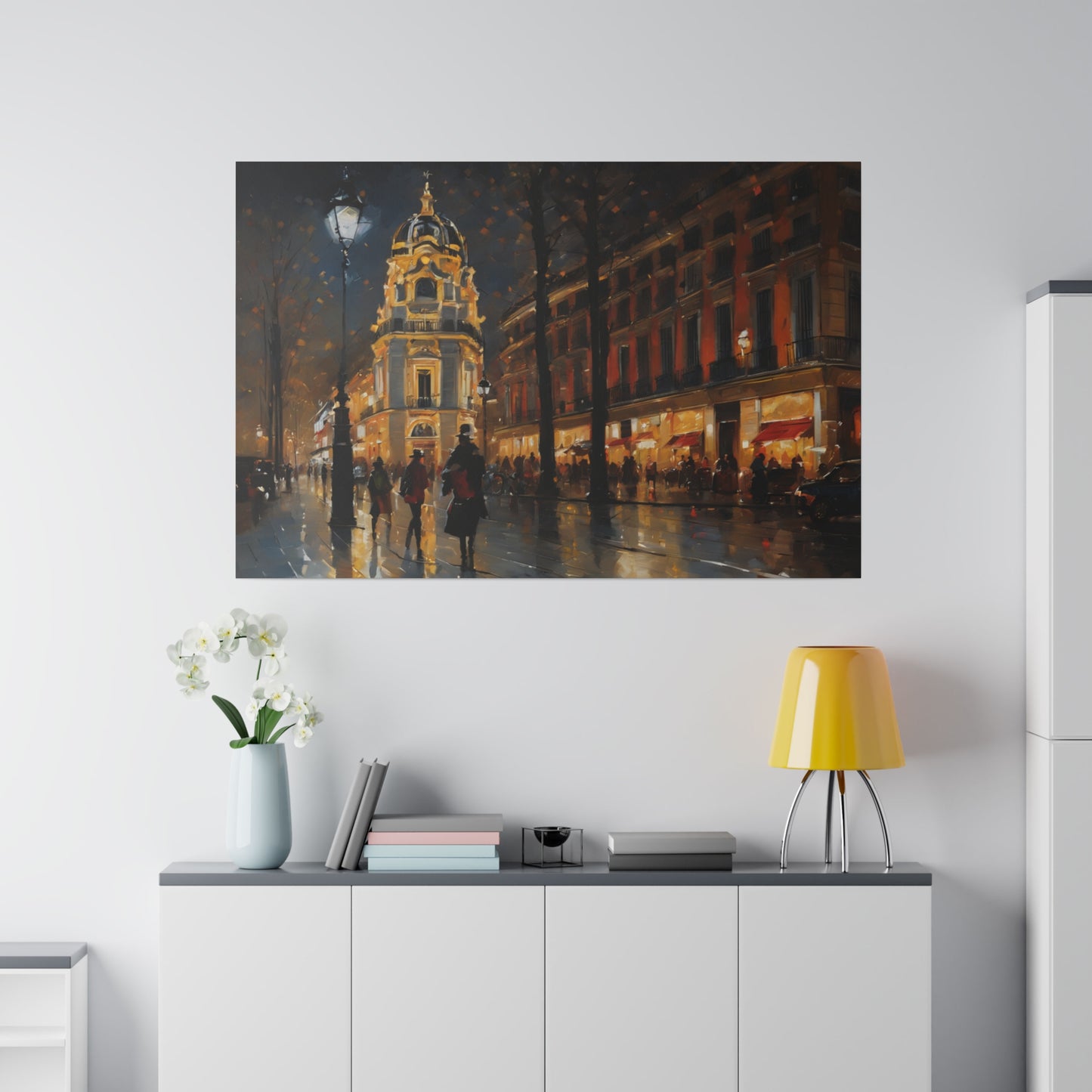 Town Center, Wall Art, Matte Canvas, Stretched, 0.75"