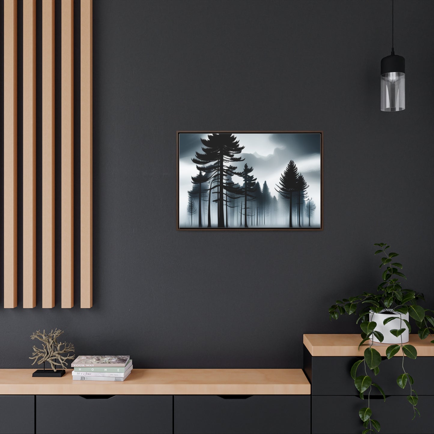 Gray Day, Wall Art, Gallery Canvas Wraps, Horizontal Frame