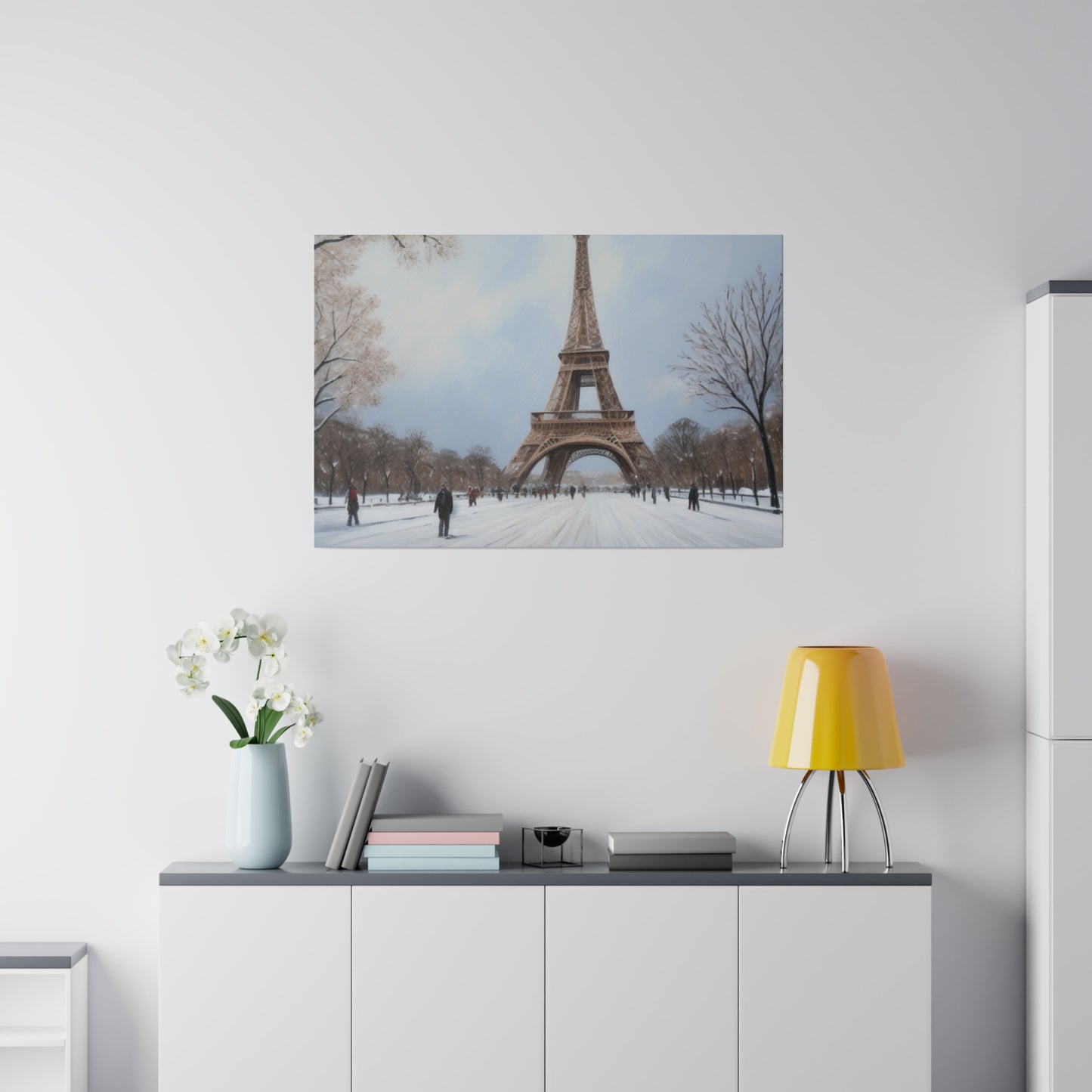 Paris France, Wall Art, Matte Canvas, Stretched, 0.75"