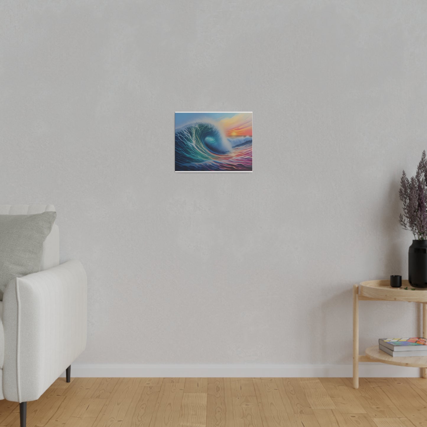 Wave, Beach, Wall Art, Matte Canvas, Stretched, 0.75"