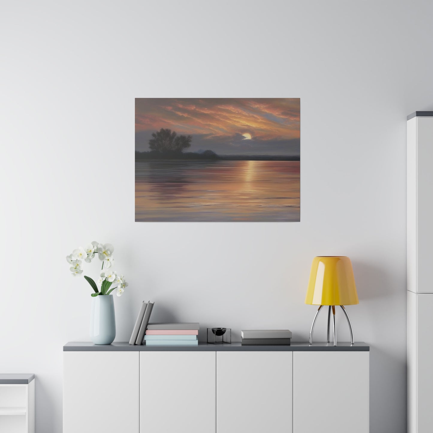 Sun Rise, Wall Art, Matte Canvas, Stretched, 0.75"