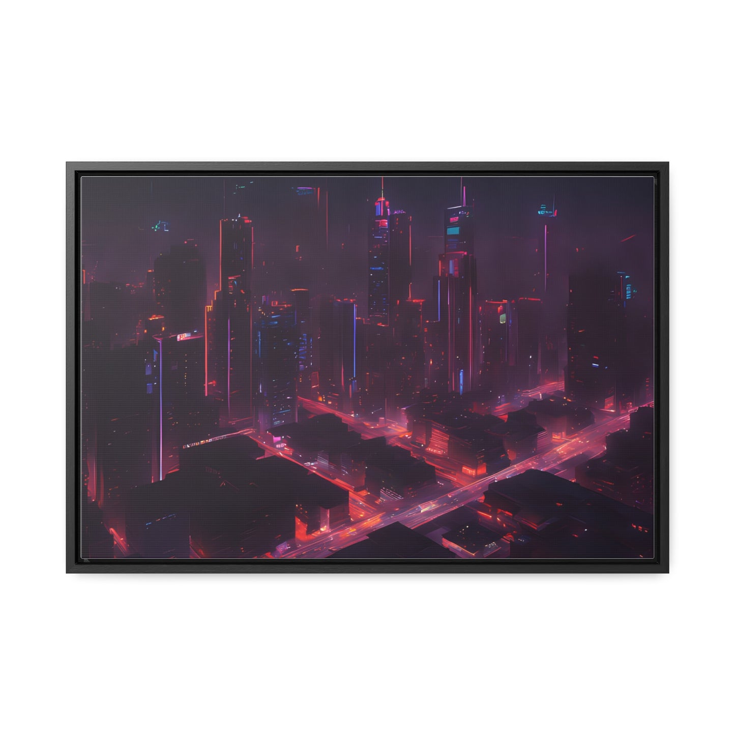 Neon lights, Wall Art, Gallery Canvas Wraps, Horizontal Frame