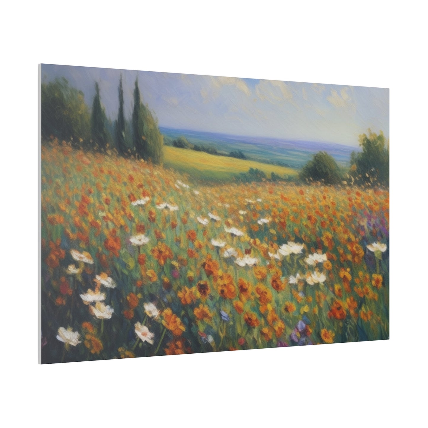 Field of flowers, Matte Canvas, Stretched, 0.75"