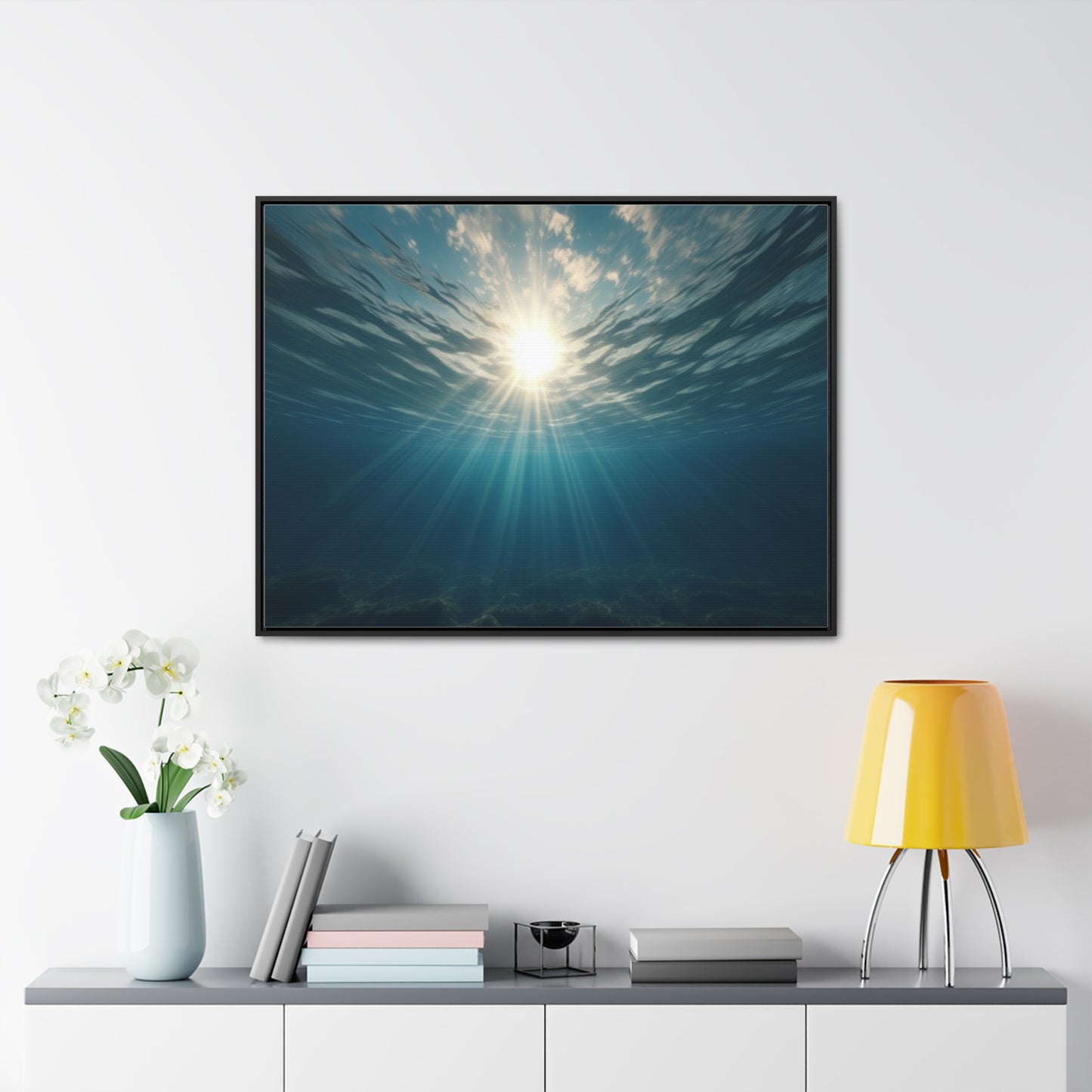 Under Water, Wall Art, Gallery Canvas Wraps, Horizontal Frame