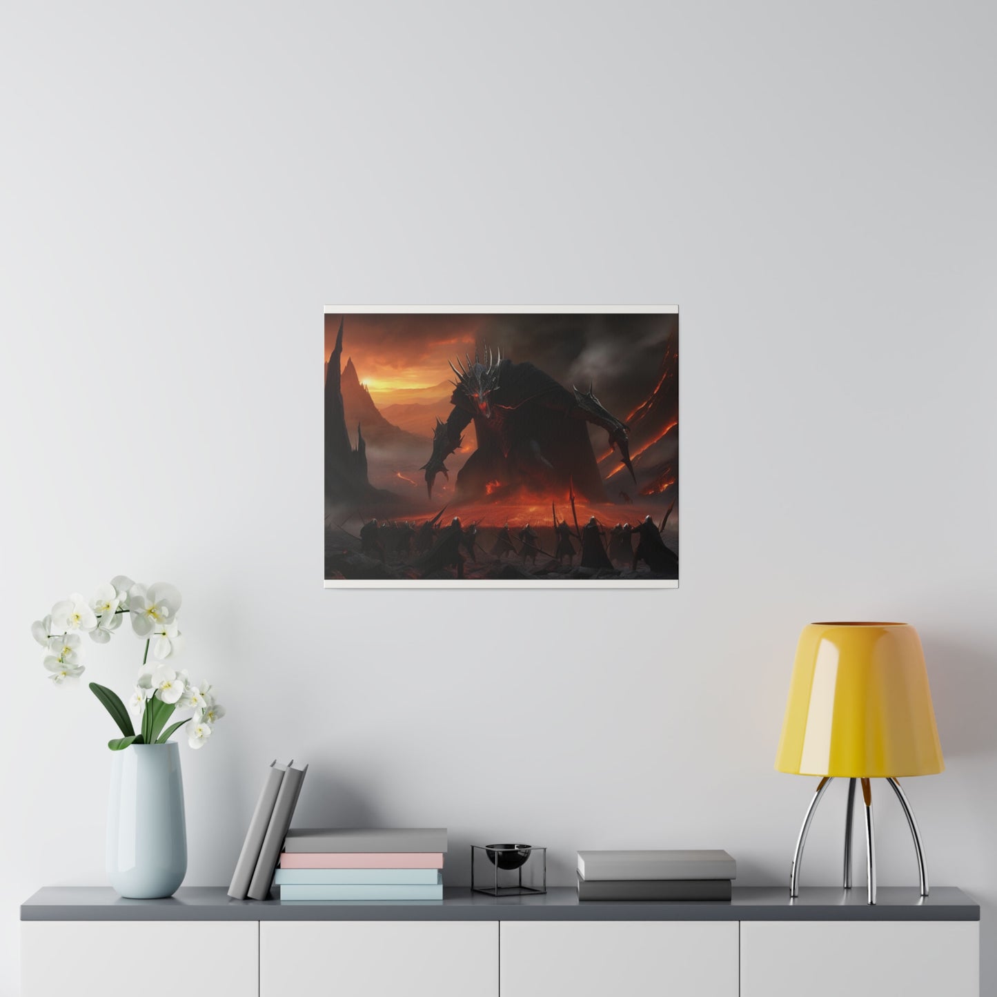 Lord Of The Rings, Morgoth, Wall Art, Matte Canvas, Stretched, 0.75"