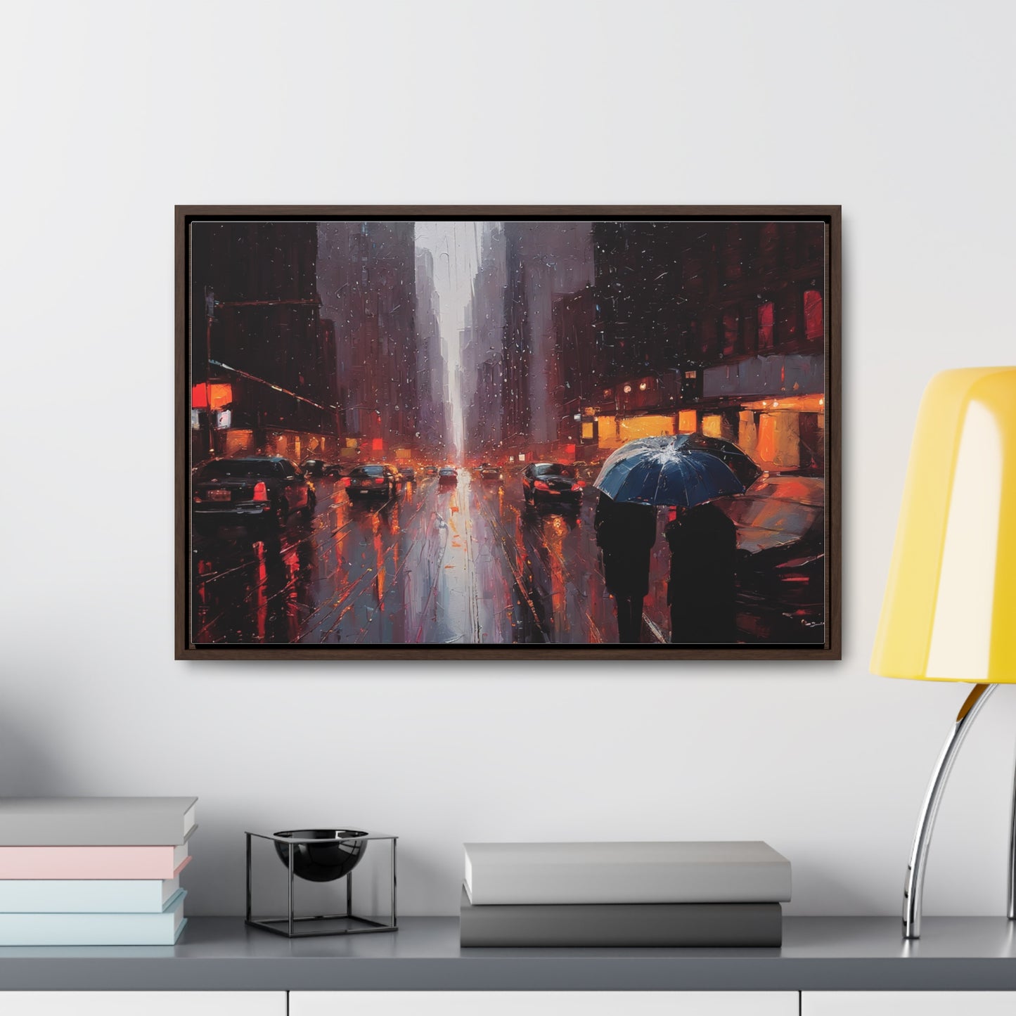 City Streets, Wall Art, Gallery Canvas Wraps, Horizontal Frame